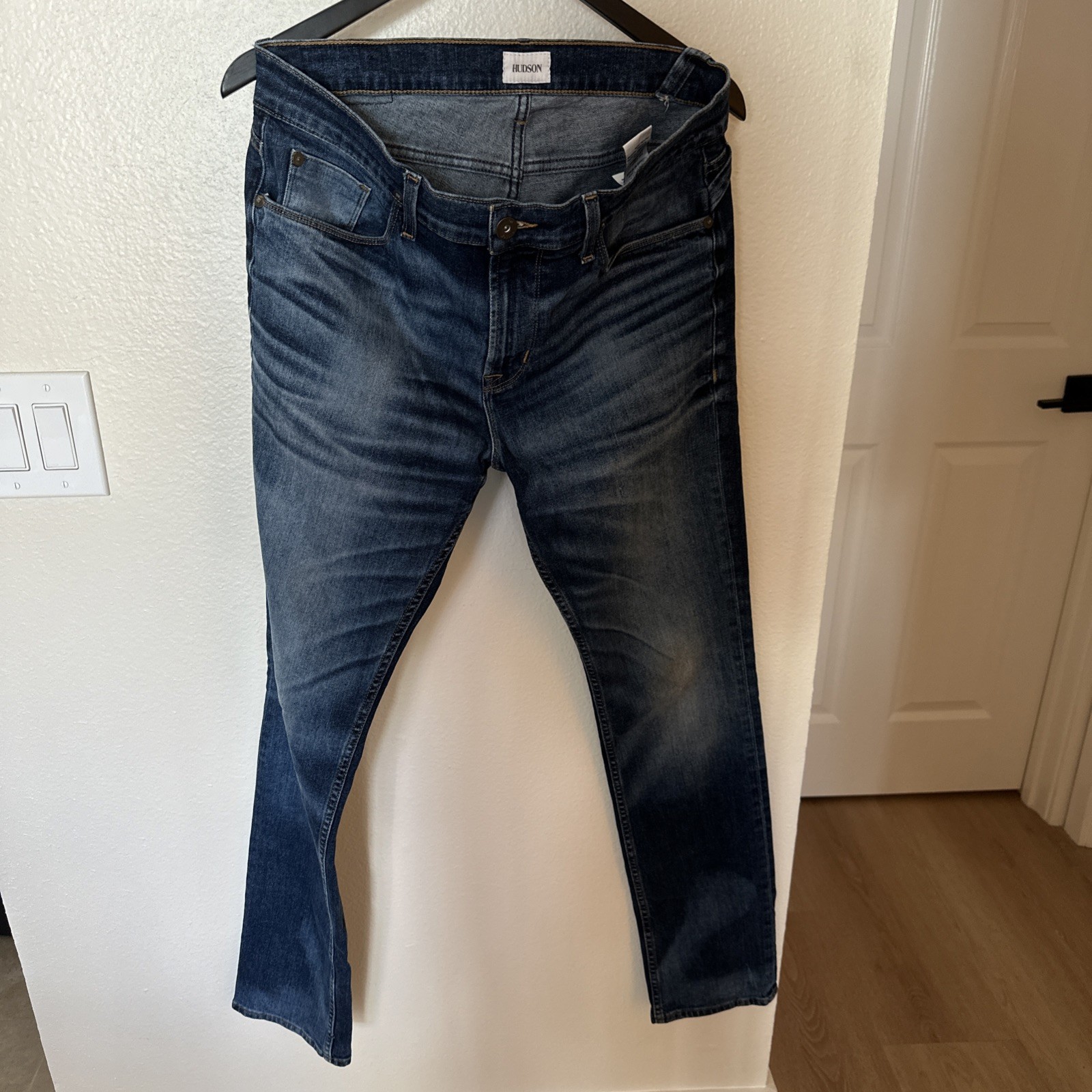Hudson Jeans Sartor Slouchy Skinny Blue Men’s 33×34
