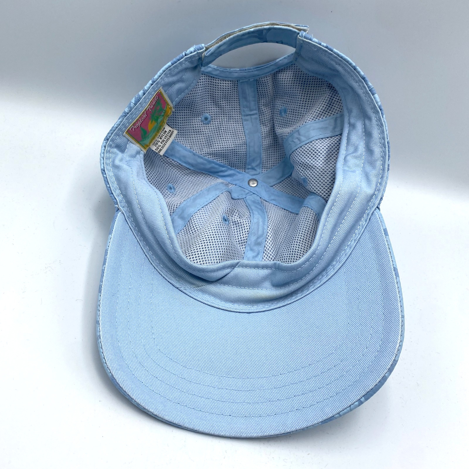 Womens Beachy Tropical Floral Graphic Gardening Adjustable Strapback Hat Cap