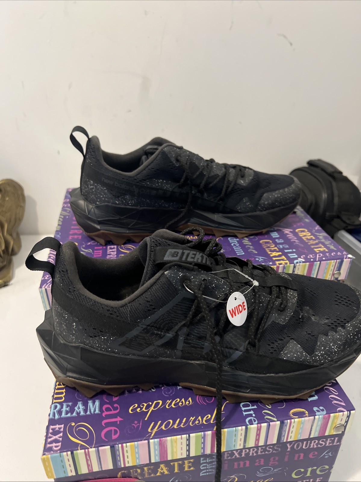 New Balance Tektrel Trail – Black / Phantom / Magnet Men’s US Sz 9.5 2E MTTTRCK1