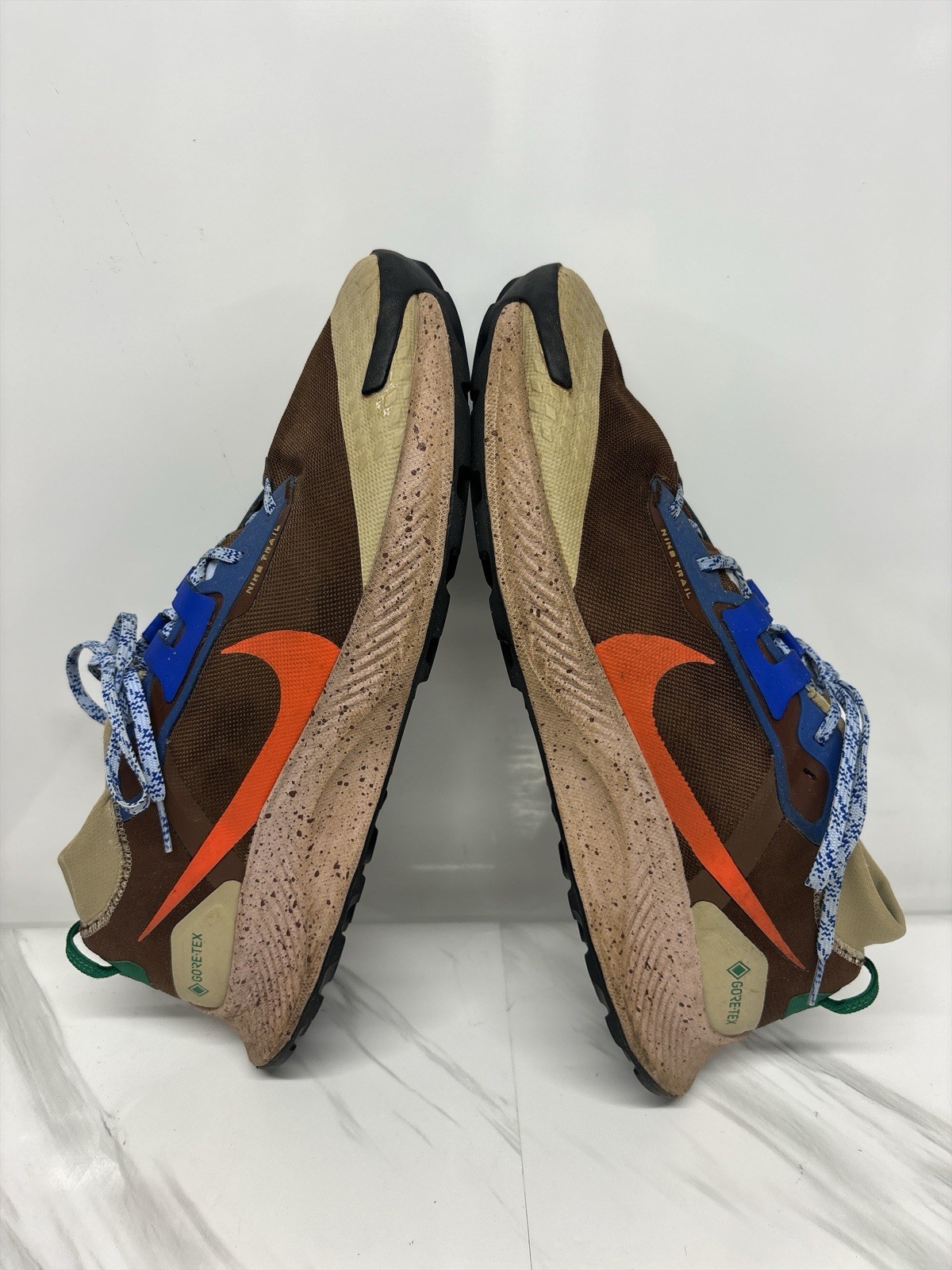 Nike Pegasus Trail 3 GORE-TEX Men 15 Cacao Wow Hyper Royal DR0137-200 Shoes GTX