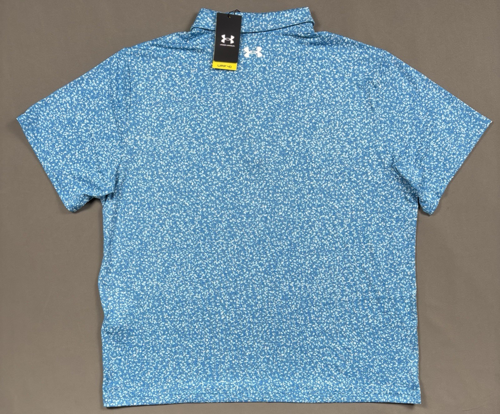 NWT Under Armour Golf Playoff 3.0 Printed Stretch Polo Shirt Men’s Size 3XL $70