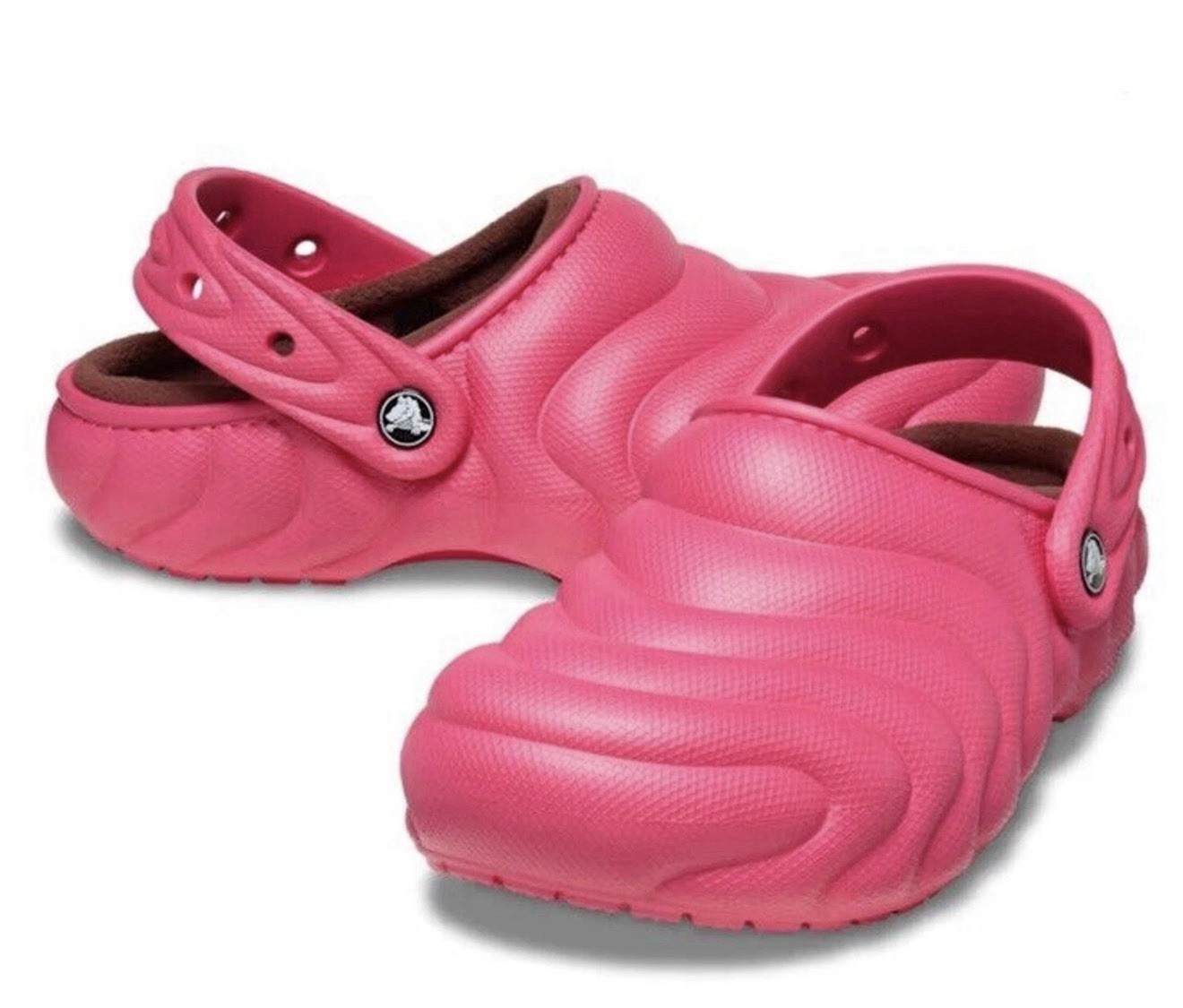 CROCS Classic Lined Overpuff Clog Slip On Dragonfruit Pink 210059 UNISEX W6/M4
