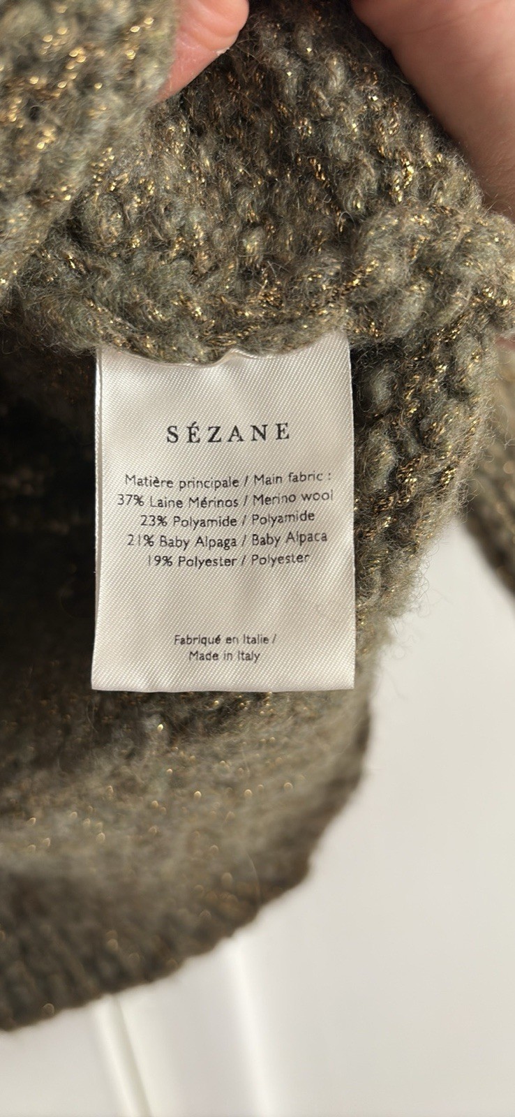 Sezane Norah Jumper Size XS EUC