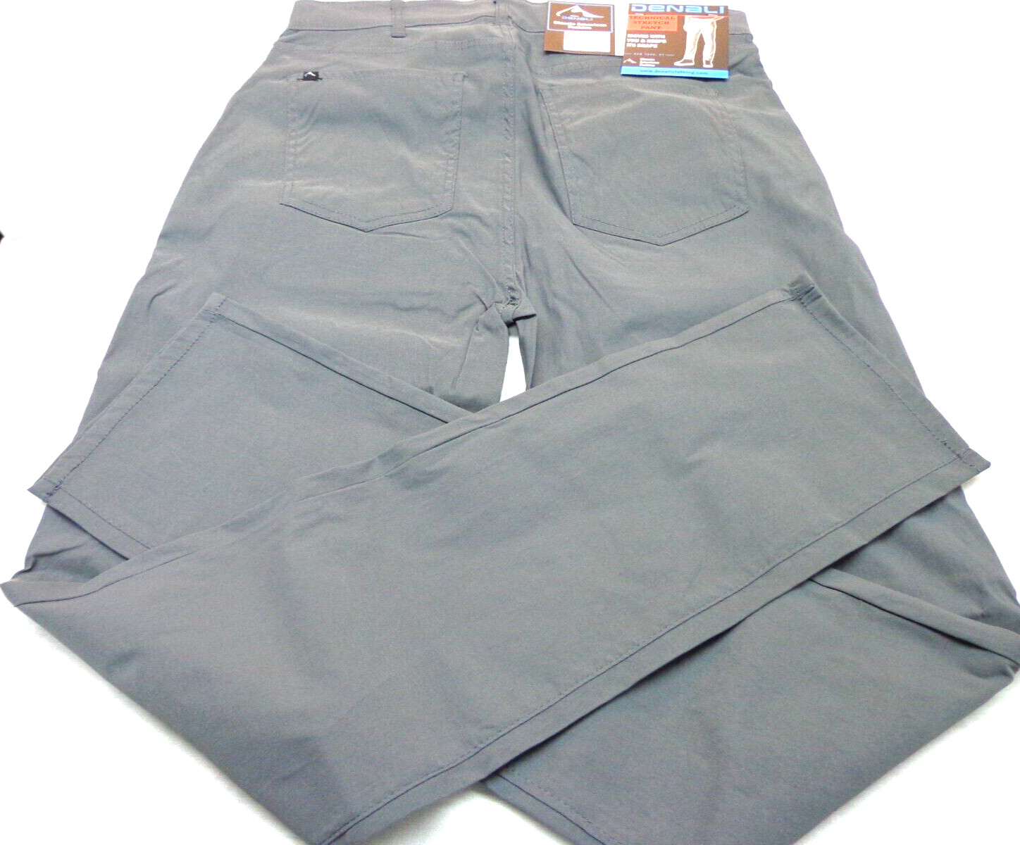 DENALI Charcoal Sky Gray Technical Stretch Pants NWT 32/32 MSRP $54