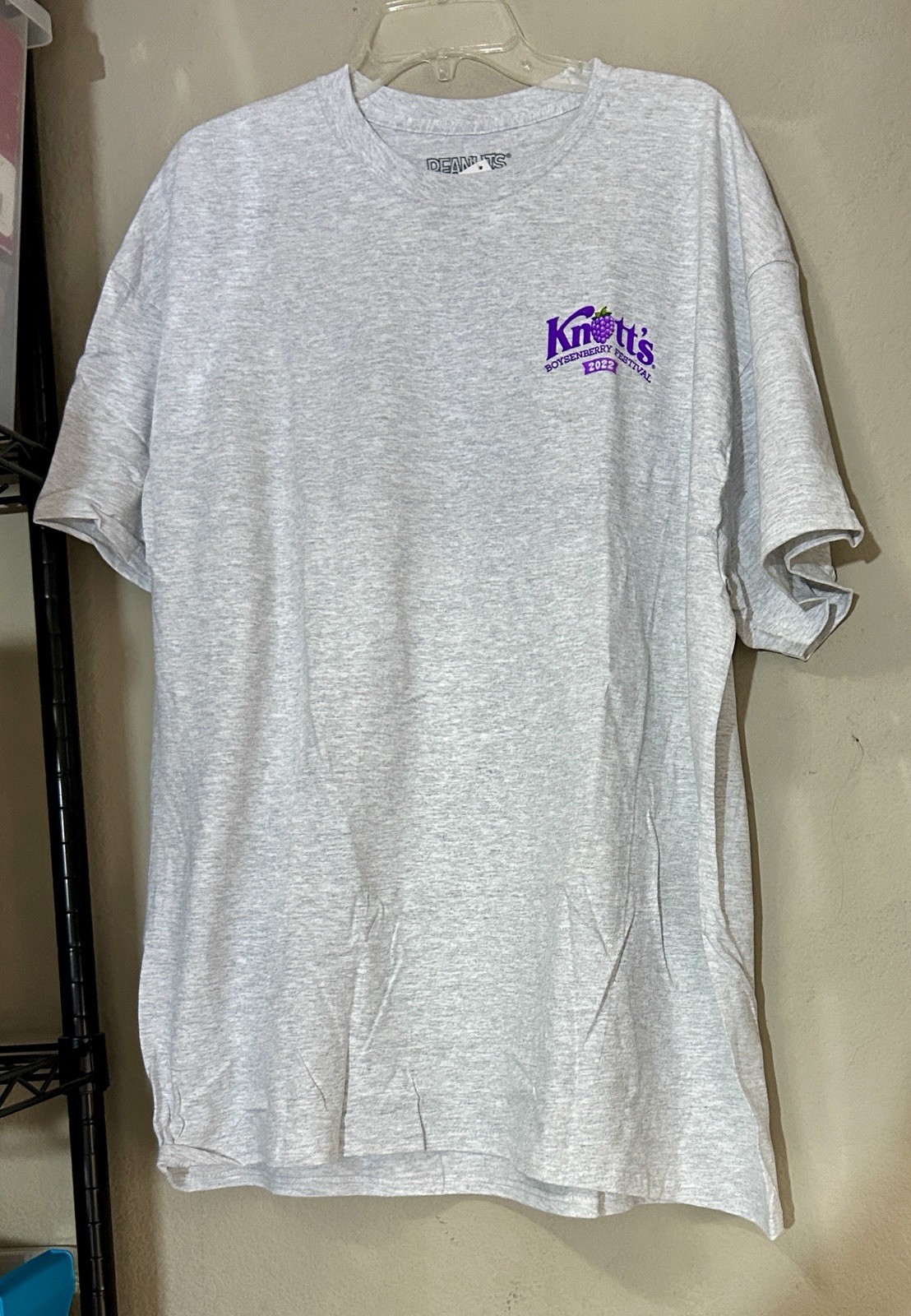 Knott’s Berry Farm 2022 Boysenberry Festival Snoopy & Woodstock T-Shirt 2XL NEW