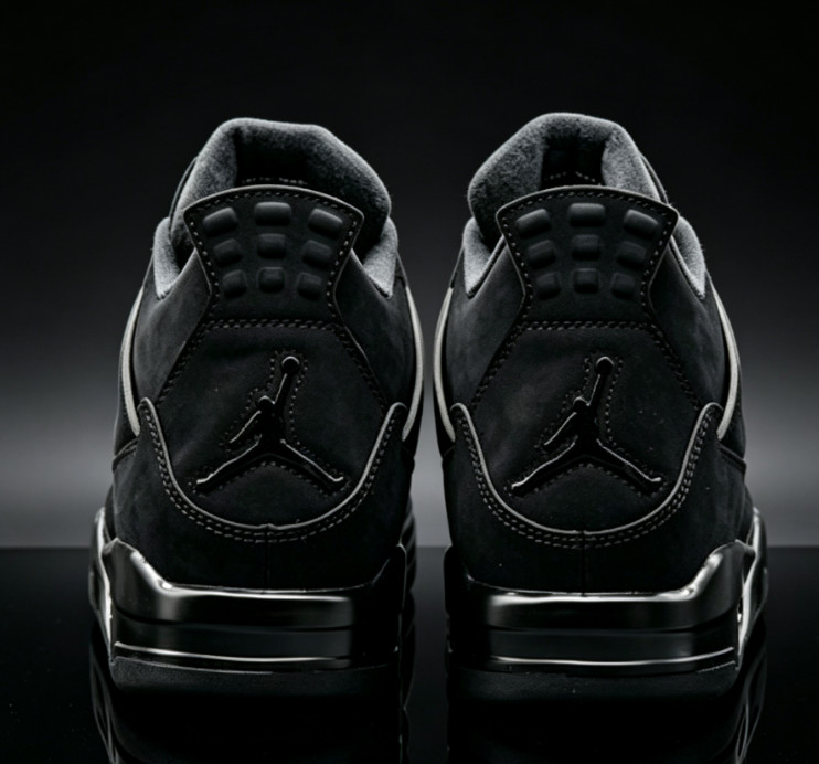 Jordan 4 ”Black Cat” Retro Basketball Shoes Men’s US Size Mid Top