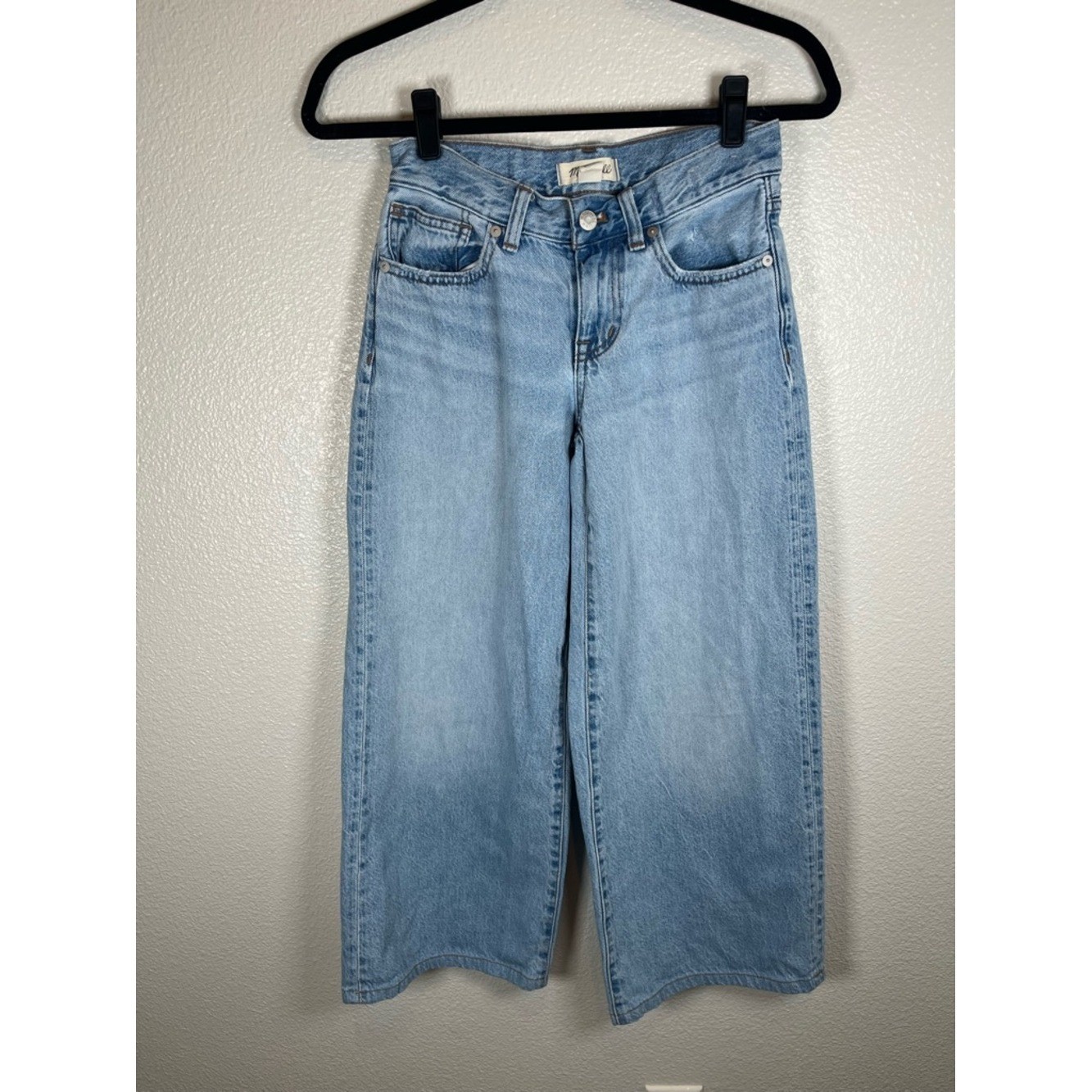 Madewell Low-Rise Super Wide Leg Jeans Womens 23