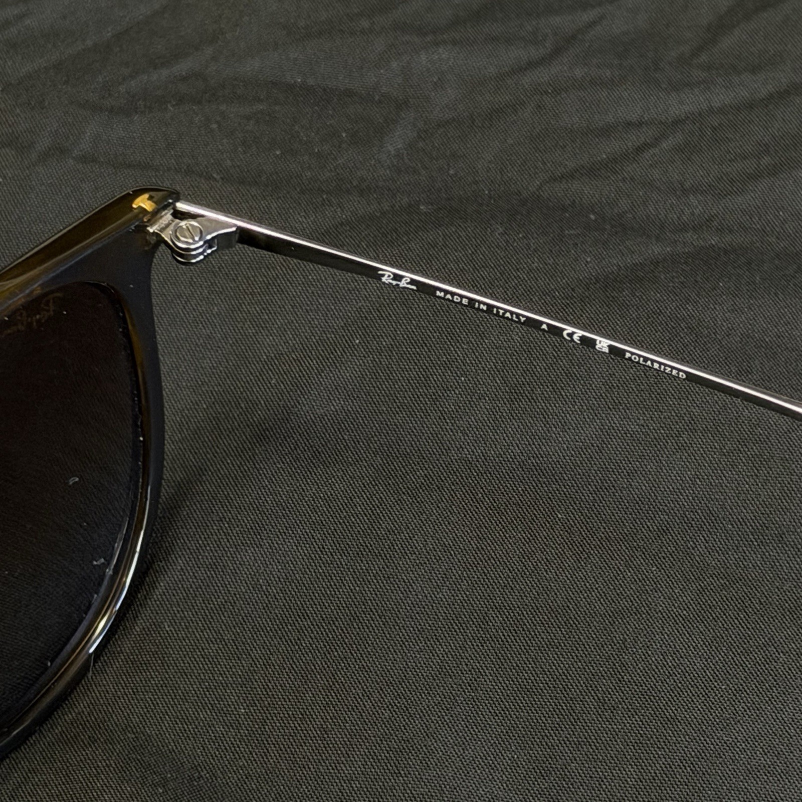 Ray-Ban Erika Polarized Sunglasses RB4171 710/T5 54-18 Brown/Light Havana