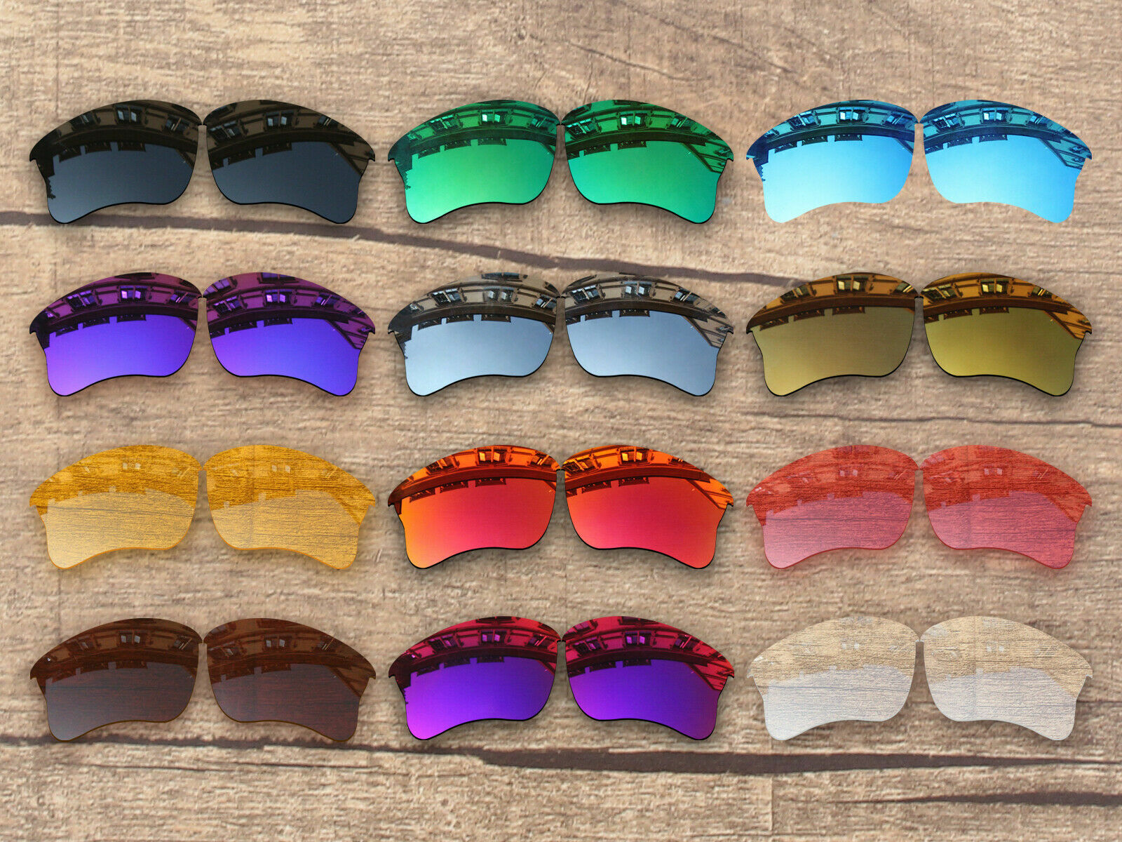 Vonxyz 20+ Color Choices IRCoat Replacement Lens for-Oakley Flak Jacket XLJ