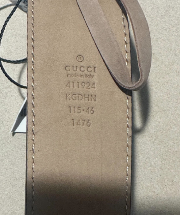 Blue GG Mono CanvasGucci Mens Belt