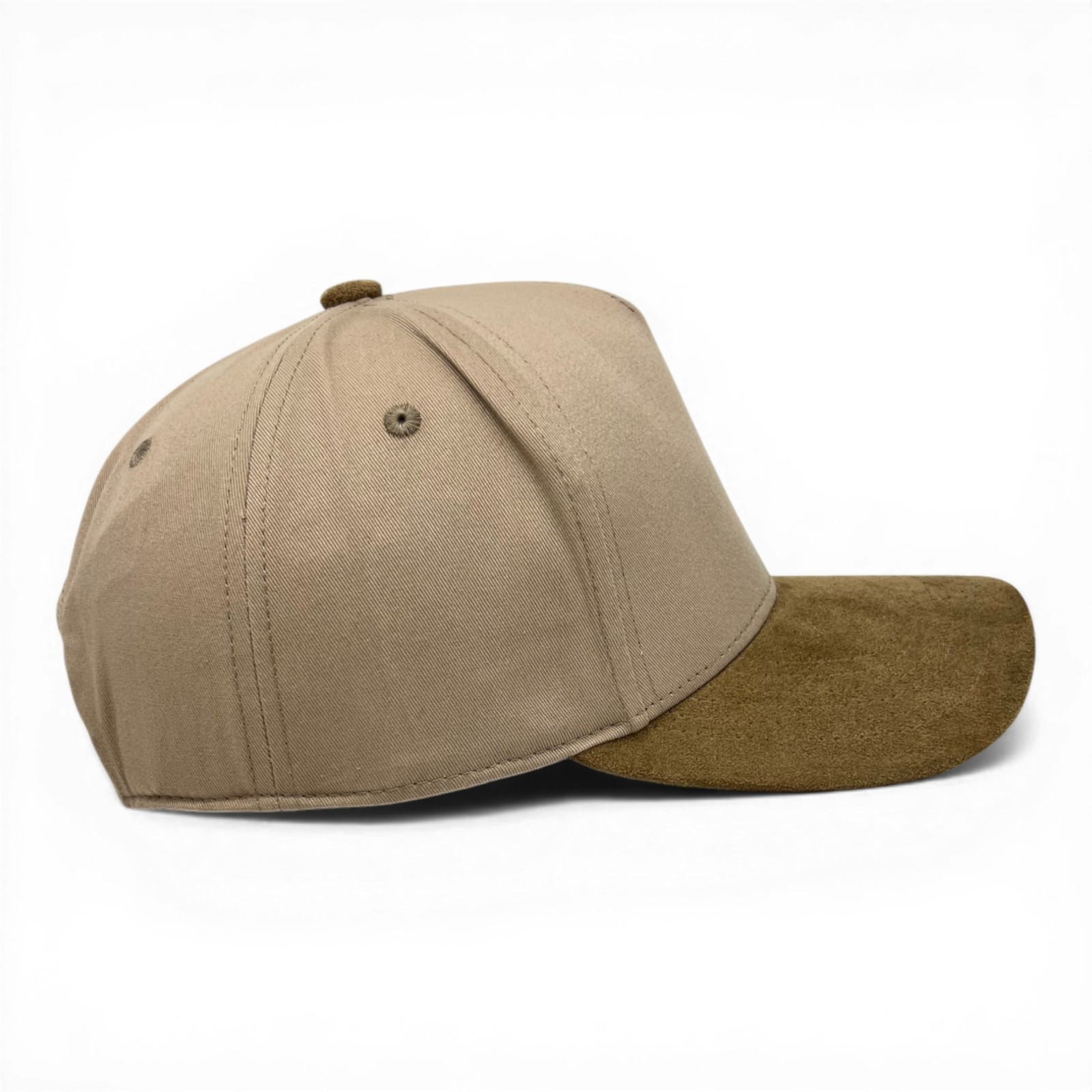 Cotton Baseball Cap Snapback Adjustable Dad Visor Hat Faux Suede Bill Men Women