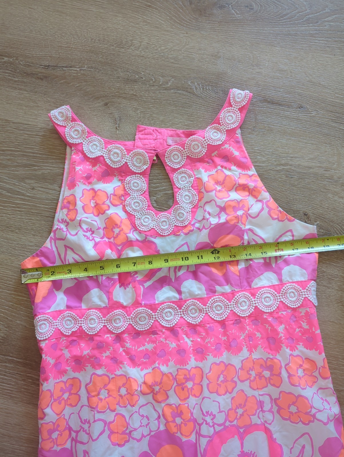 LILLY PULITZER DIDI MAXI DRESS Pansy Dance neon Guipure crochet lace Vintage