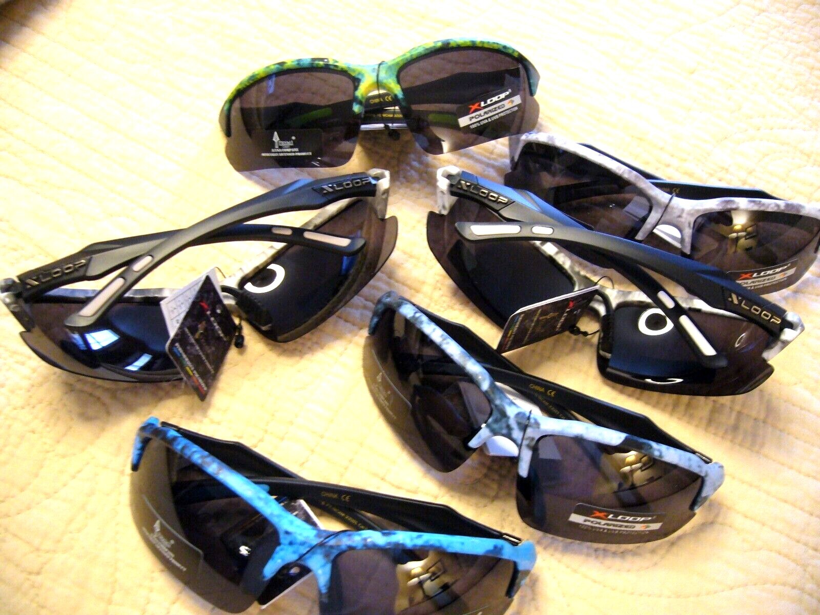 Polarized Sunglasses New Camouflage 1/2 Rim Frame Sunglasses USA Company PZ-3201