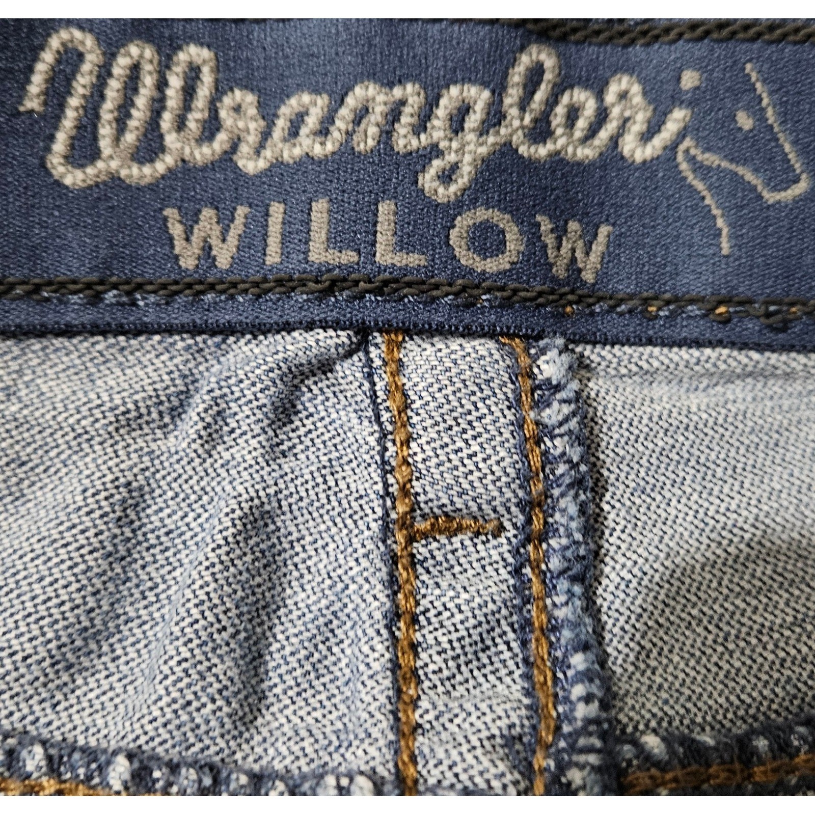Wrangler Willow Ultimate Riding Jeans Womens Straight Leg 32×36 Actual 32×35