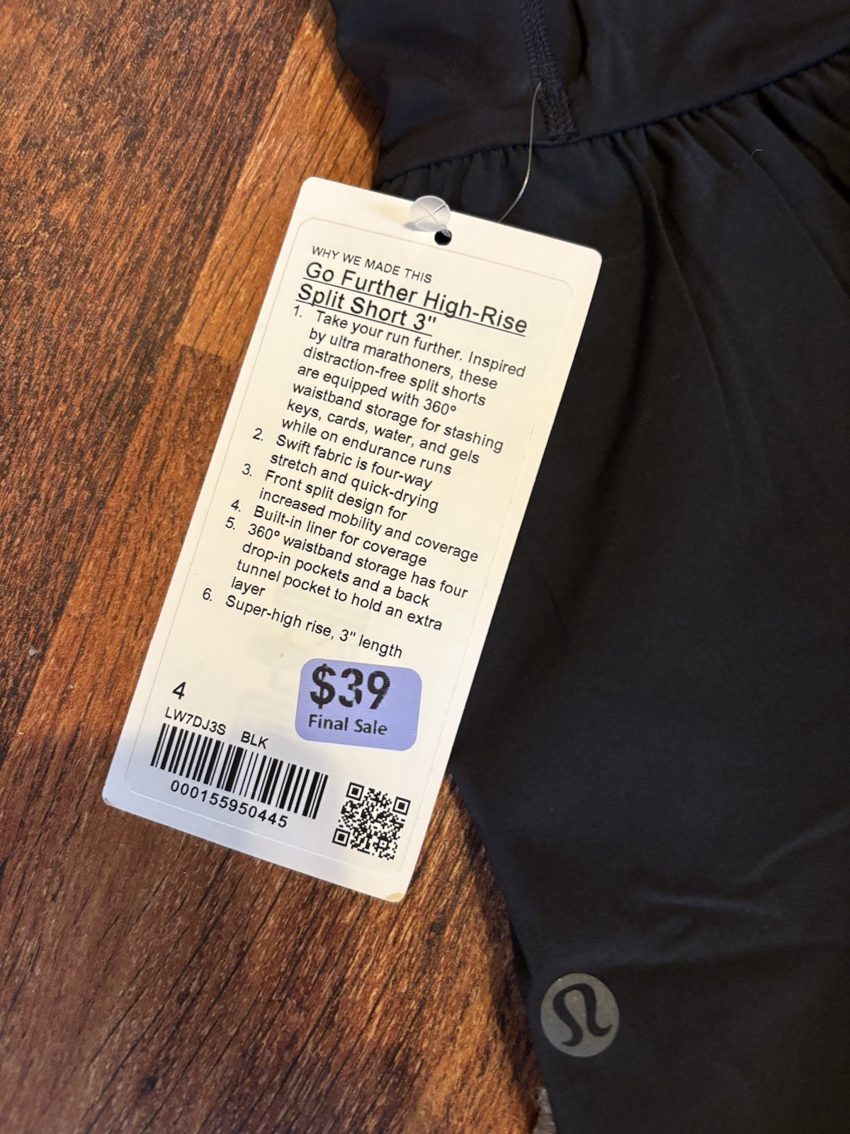 Lululemon Size 4 Lot Of 3 Items; HR Shorts, Flow Y Bra And Align Tank NWT