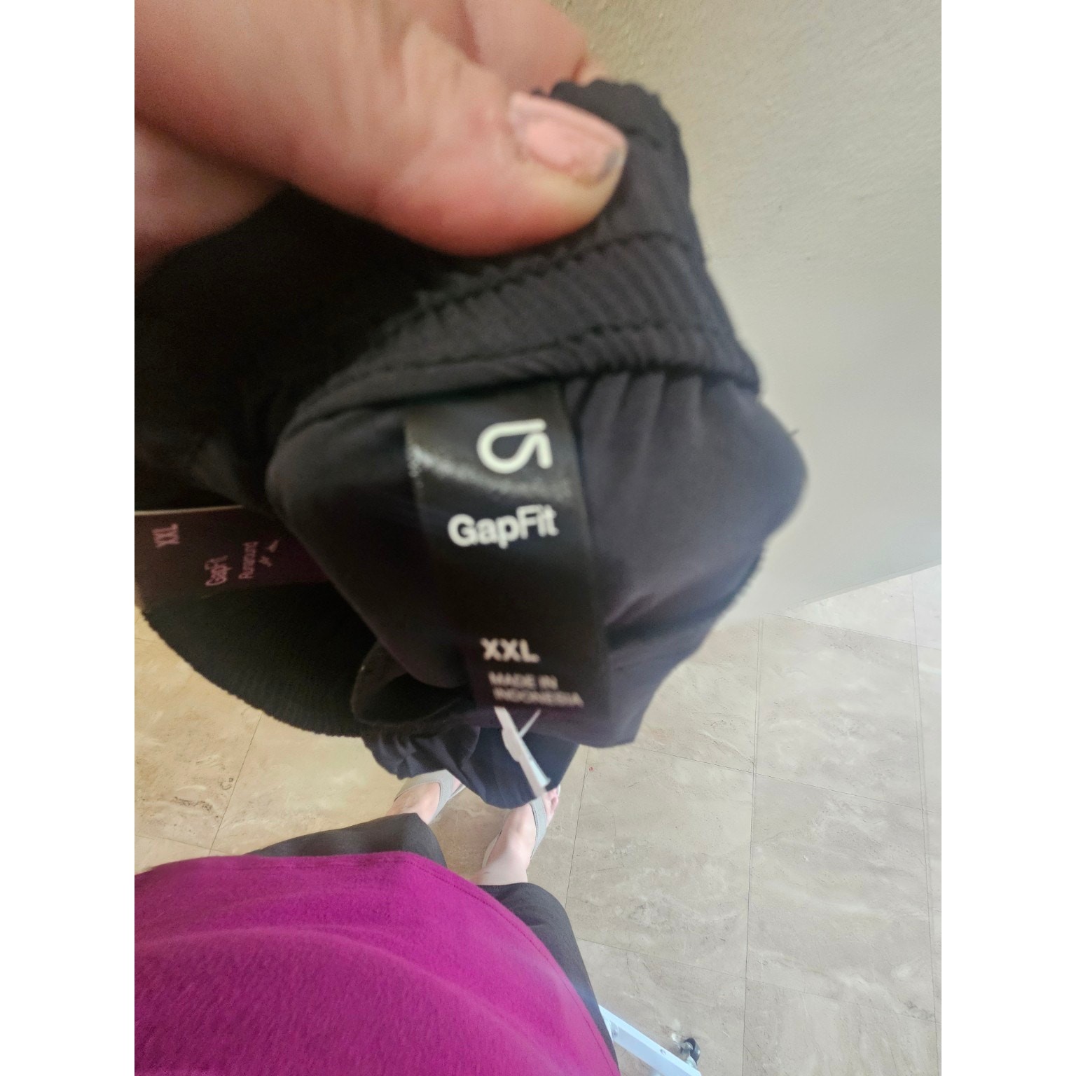 NWT GapFit Runaround Black High Rise 4-Way Stretch Pants Women’s XXL