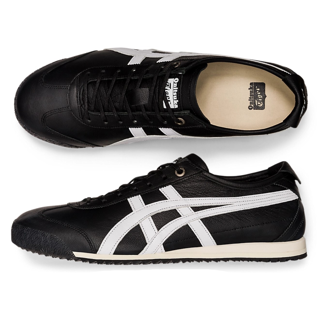 Authentic Onitsuka Tiger MEXICO 66 SD 1183A872 003 BLACK WHITE – Super Deluxe