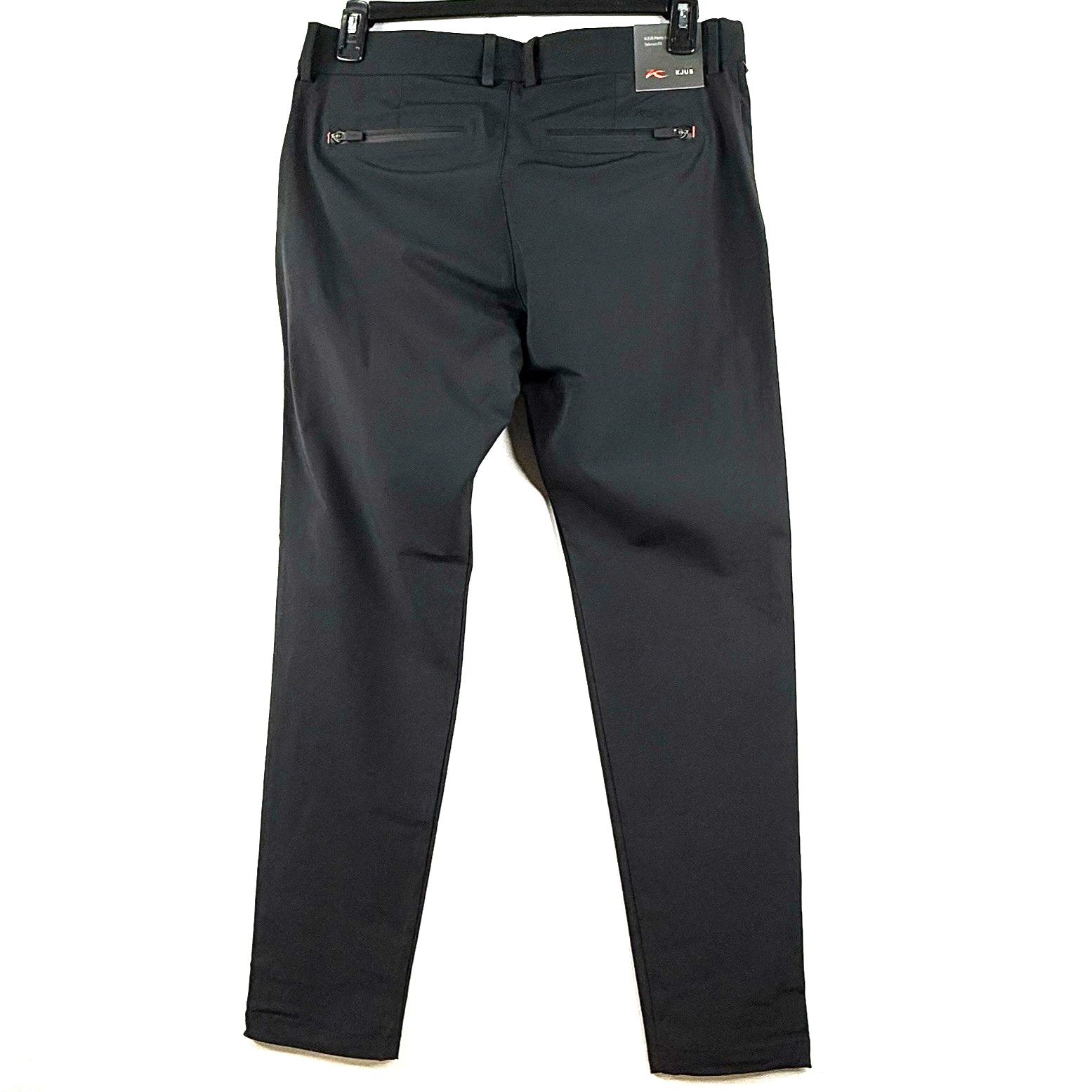 KJUS Men’s Javier Active Golf Pants Tailored Fit Black K00187-02