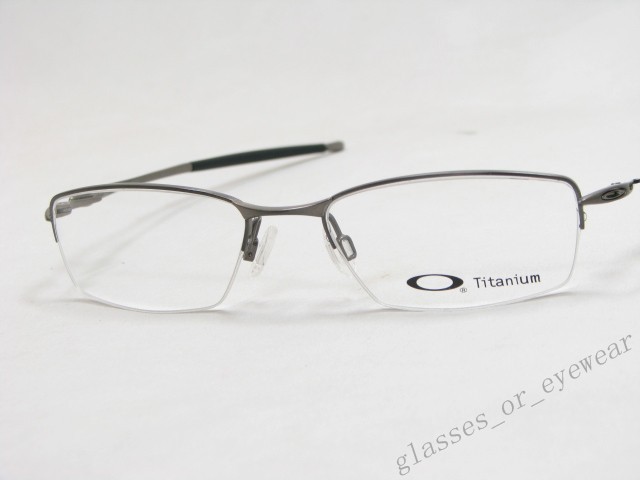 Eyeglass Frames-Oakley TRANSISTOR 22-149 Brushed Chrome 51mm Titanium Glasses