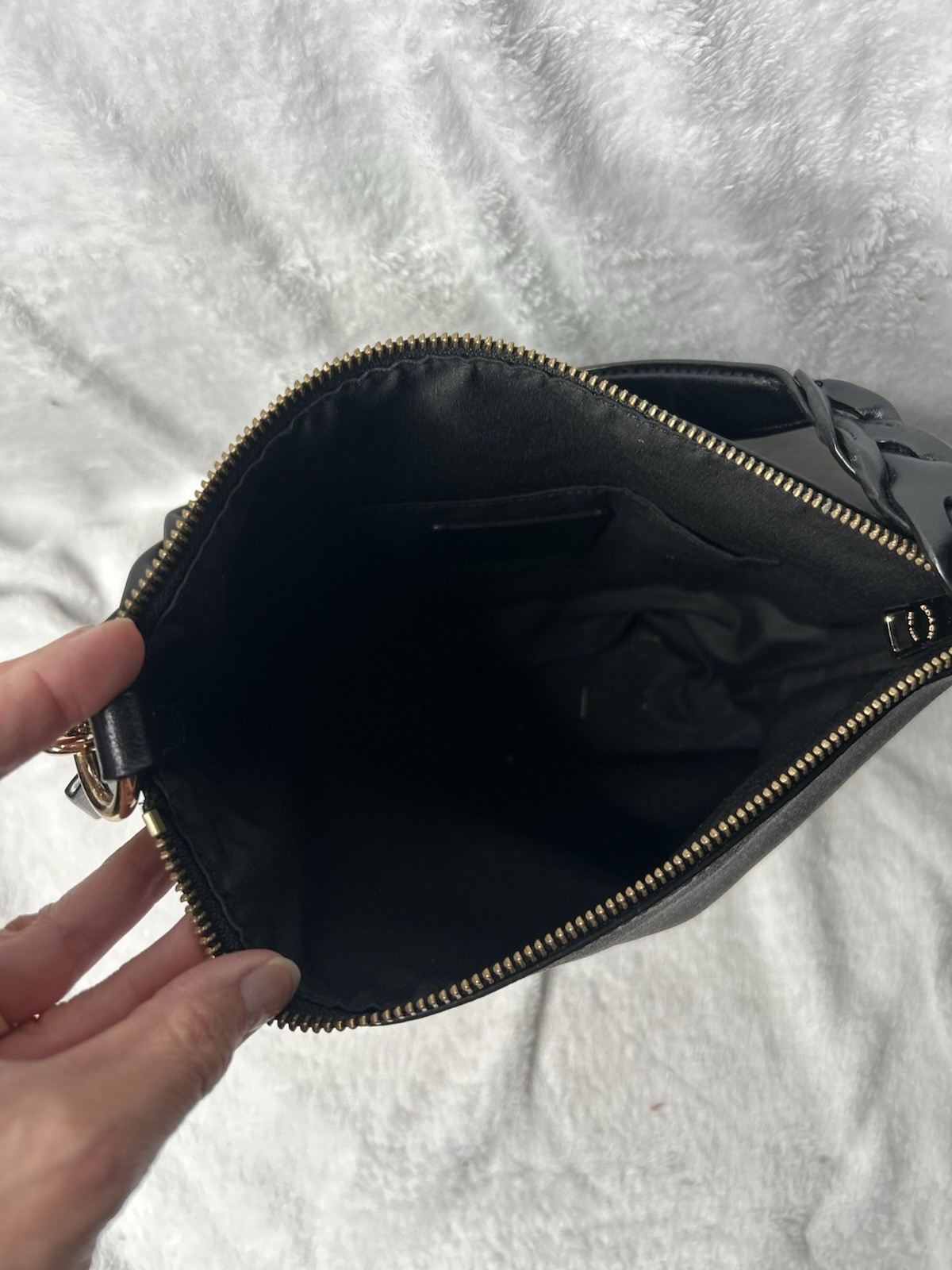 Coach Purse F87826 Mini Abby Duffle Bag In Signature Canvas In Brown/Black