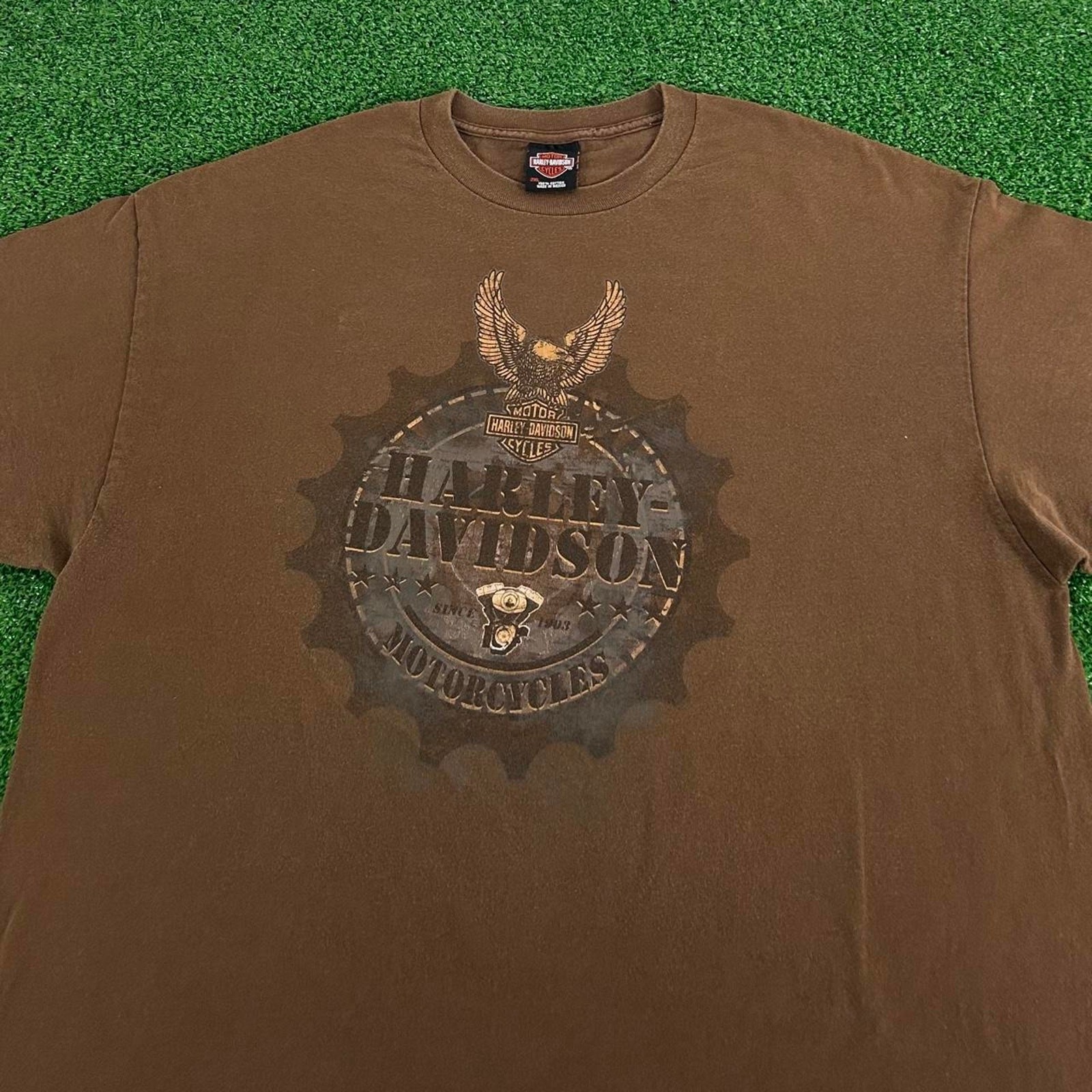 Harley Davidson Niagara Falls Canada Biker Graphic Tshirt Size 2X