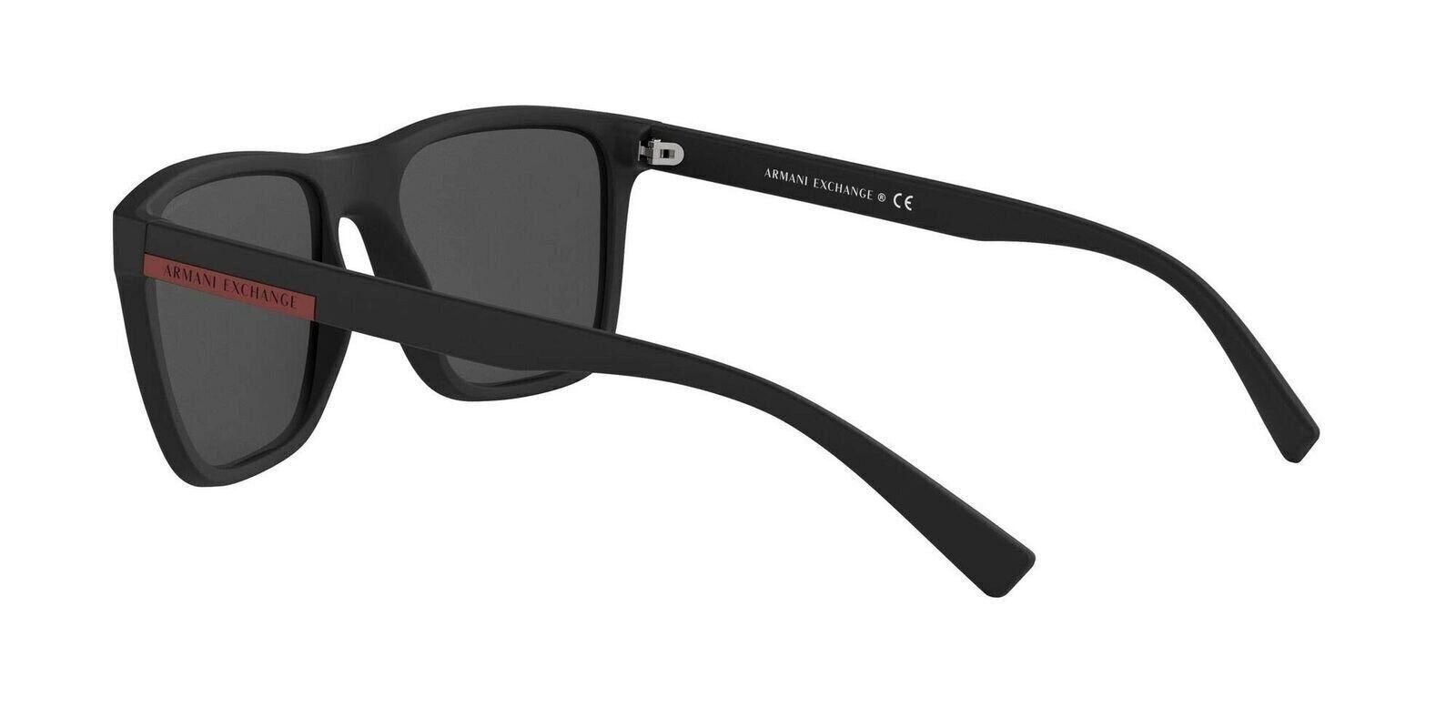 A|X Armani Exchange Men’s AX4080S 80786G Matte Black/Light Grey Mirror lenses