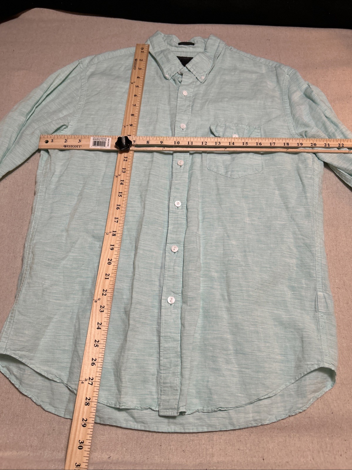 J Crew Baird McNutt Irish linen shirt Men’s L