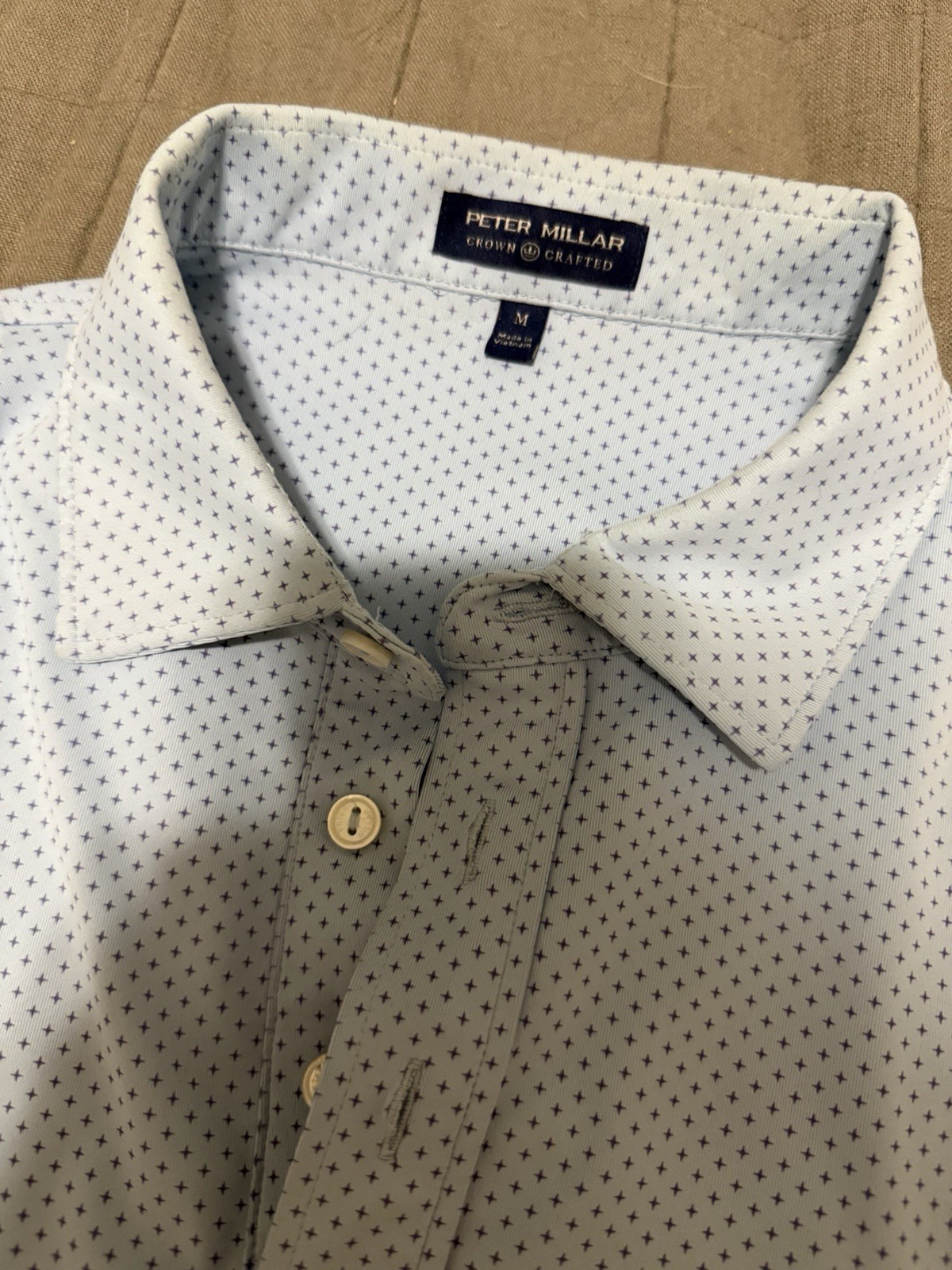 Peter Millar Crown Crafted Men’s Pinehurst Polo – Size medium