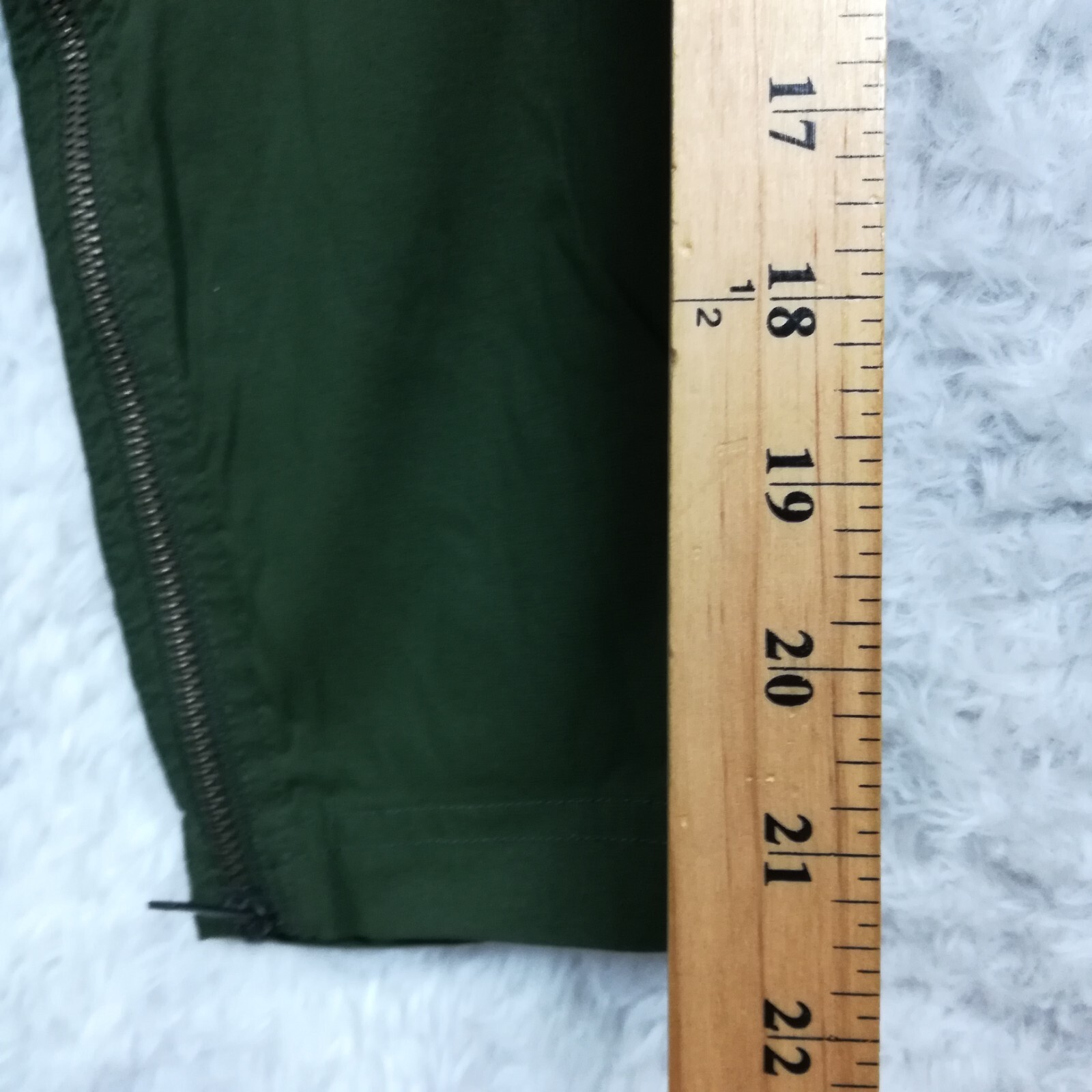 Athleta Womens Lenox Jumpsuit Tuscan Olive Casual Workwear Travel Zip 4