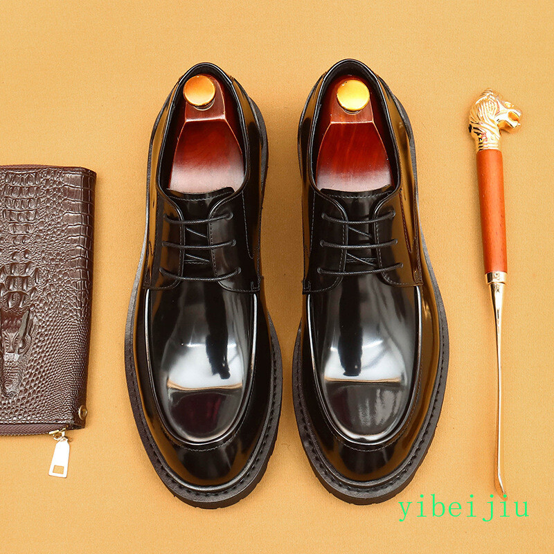 Men’s Business 100% Real Genuine Leather Dress Evening Business Shoes Handmade