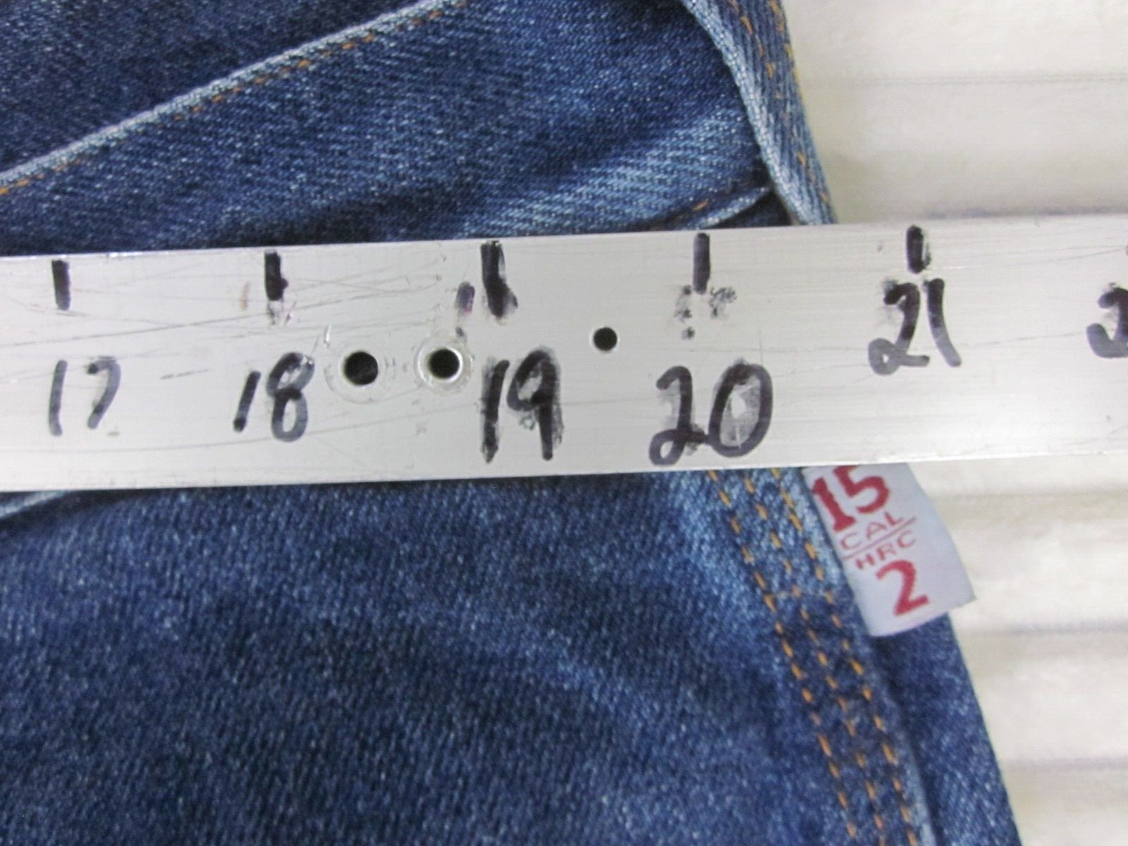 Tyndale FR Carpenter Cargo Blue Jeans W40 L28 Fire Resistant ATPV:15.1 USA F290T
