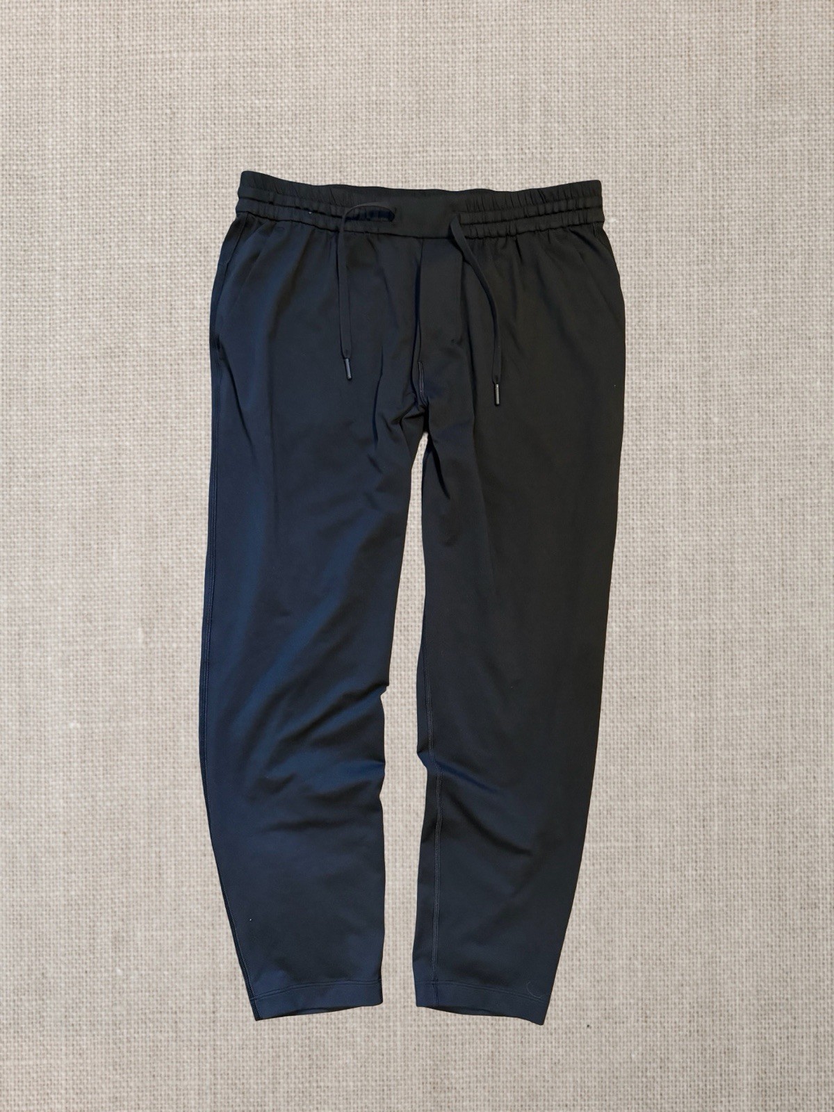 Lululemon Mens ABC Jogger Black Stretch Athletic Pants Drawstring Size Large