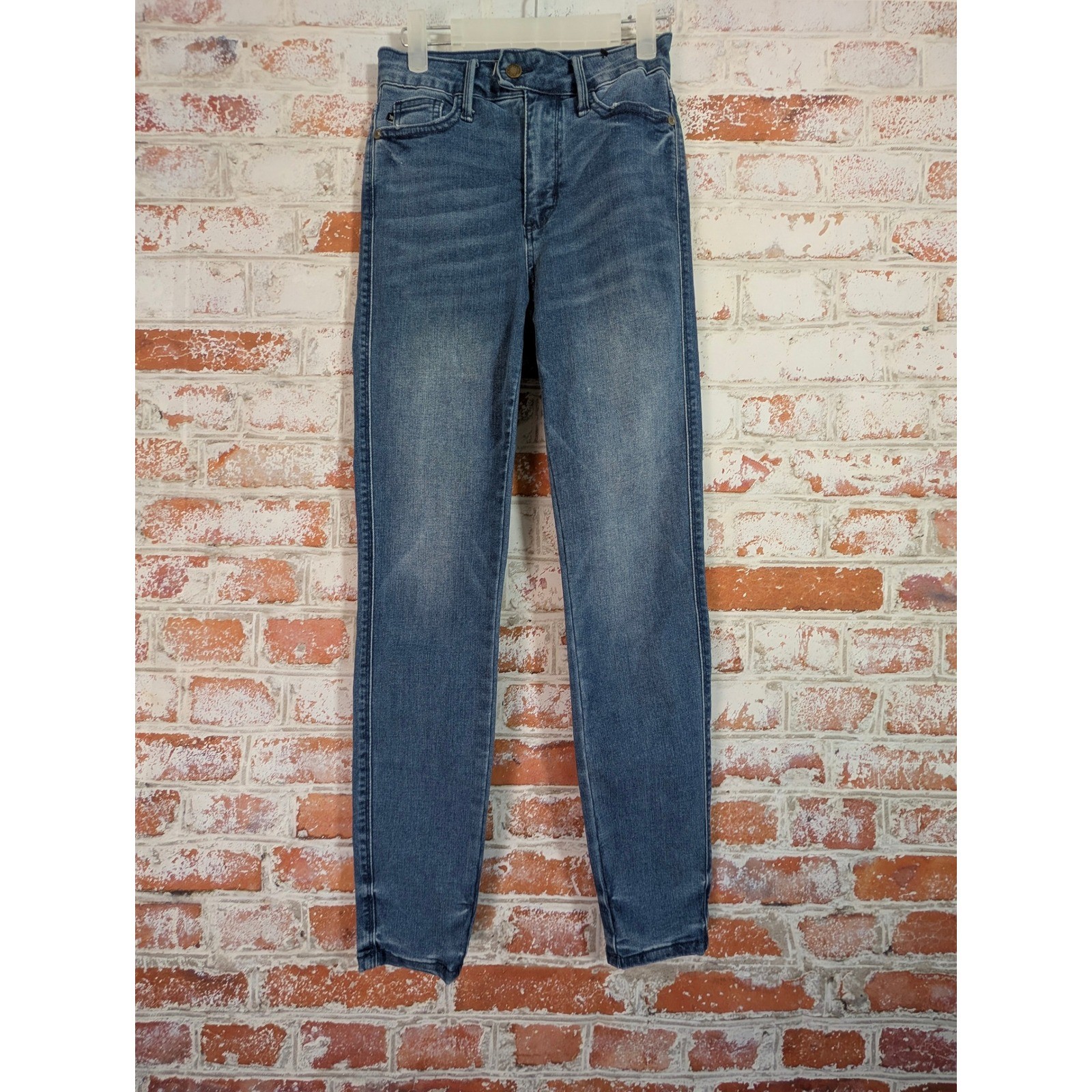 Judy Blue Skinny Fit Jeans Womens 0/24 Blue Medium Wash High Rise JB88615 MD