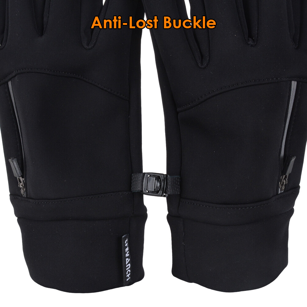 Winter Touch Screen Gloves Windproof Waterproof Men Women Cycling Full Finger