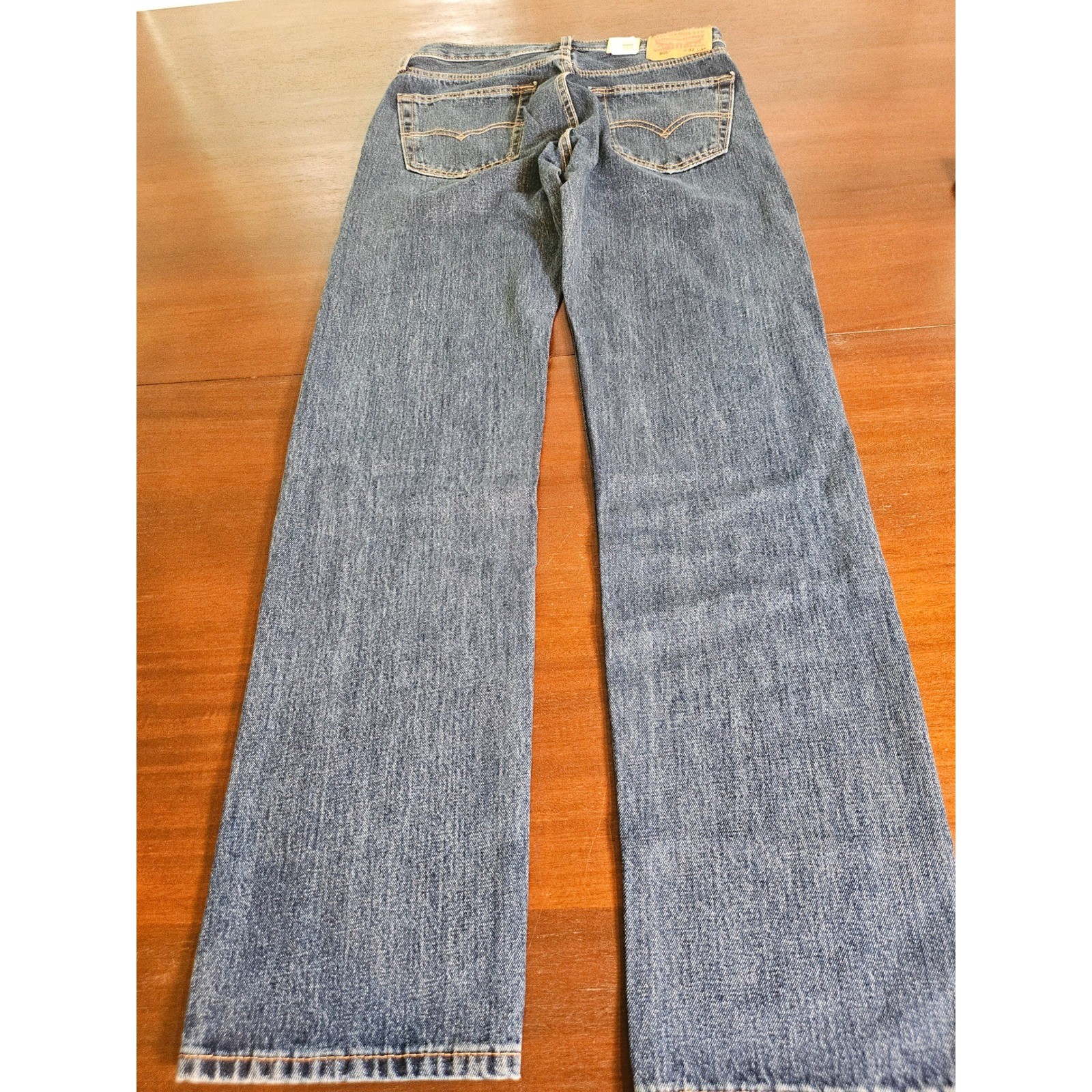 Levi’s 505 Regular Fit Jeans Mens 32×34 Blue Straight Leg Denim