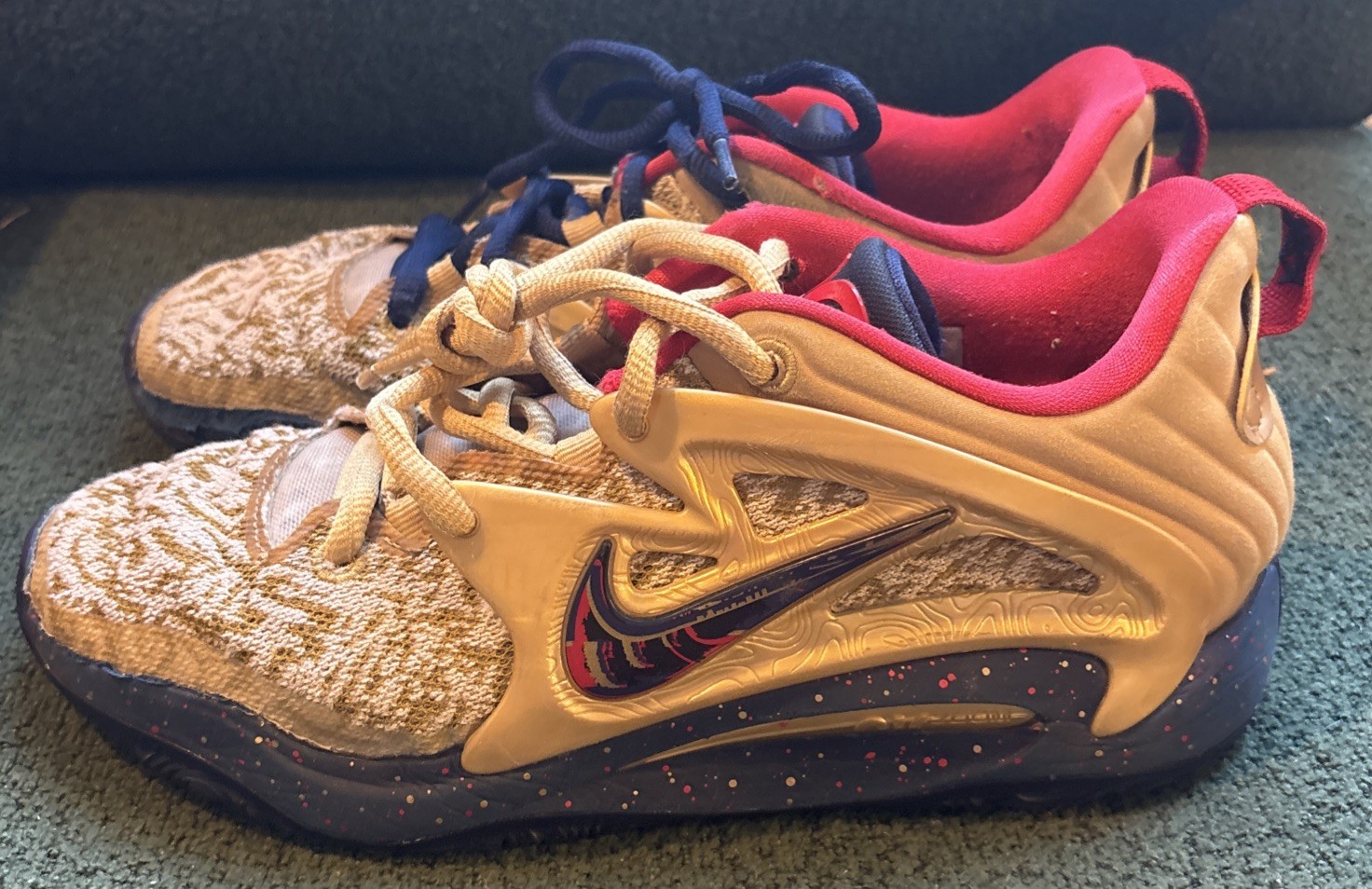 Nike KD 15 EP Olympics Shoes ‘Metallic Gold’ (DC1975-700) Size 9.5