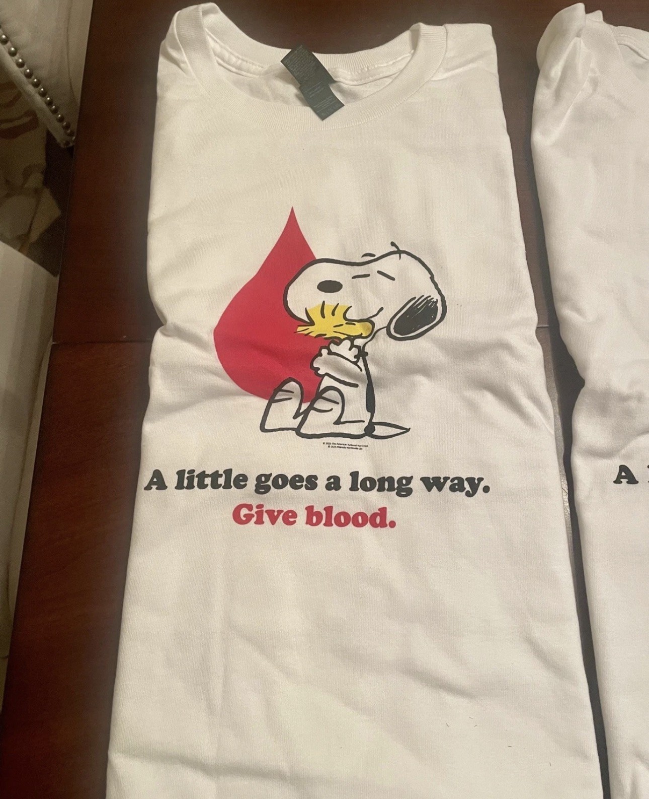 Peanuts American Red Cross Snoopy T-Shirts GOLDEN TICKET PRIZE COMPLETE SET OF 4