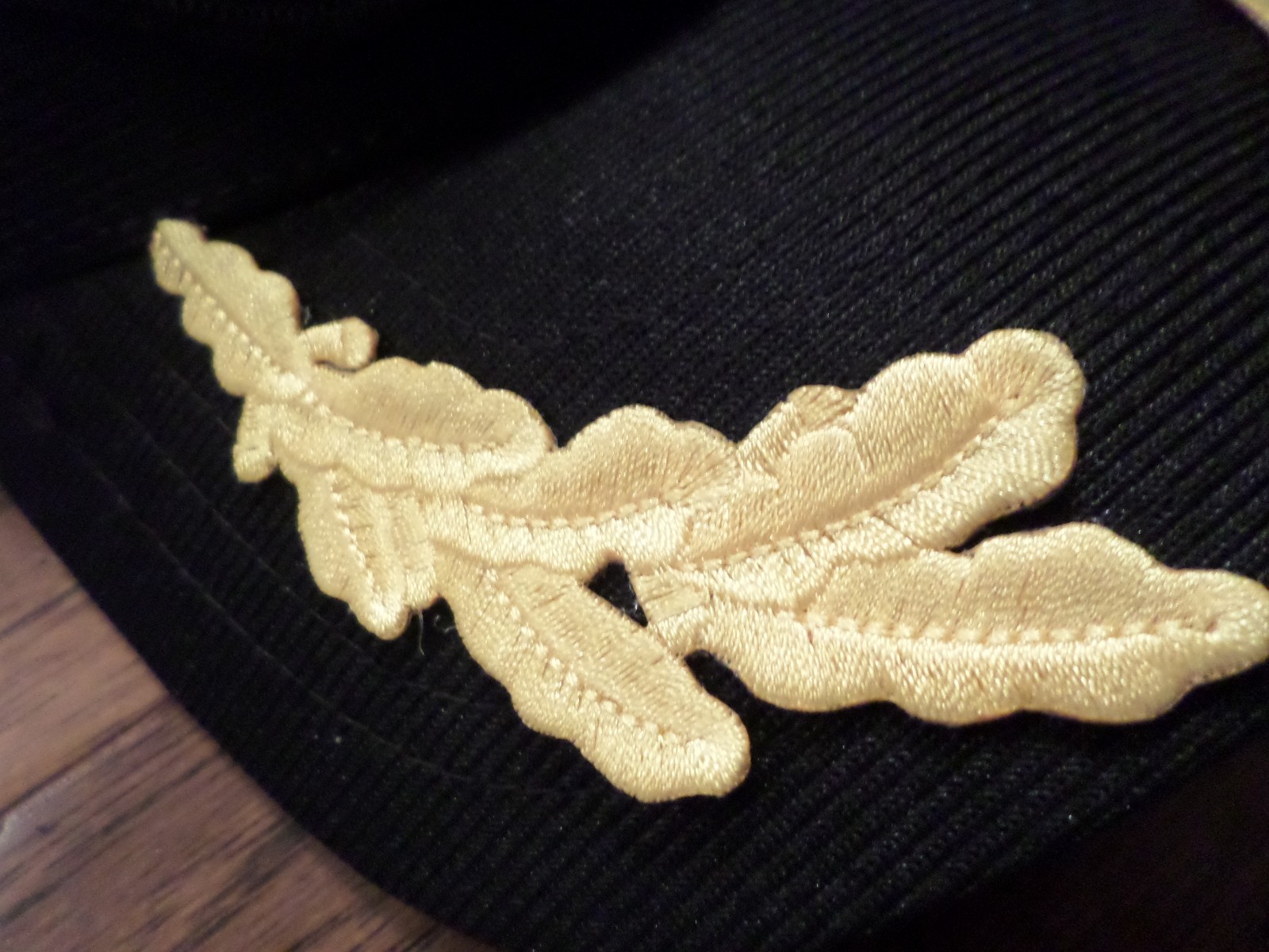 U.S MILITARY EMBROIDERED ARMY SCRAMBLED EGGS OFFICERS FRETTING IRON ON PATCHES