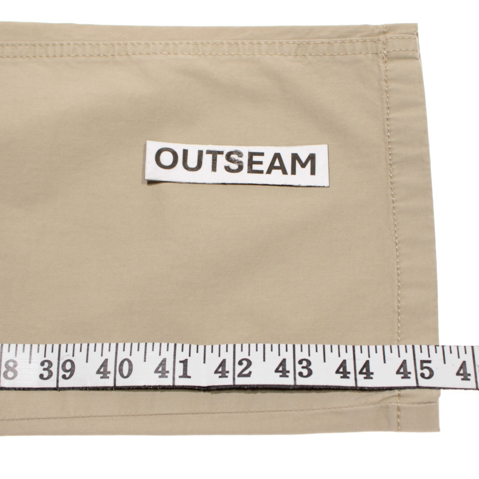 Hiltl NWD Cotton Blend 5 Pocket Jean Cut Pants Size ~40 US Seth In Solid Beige