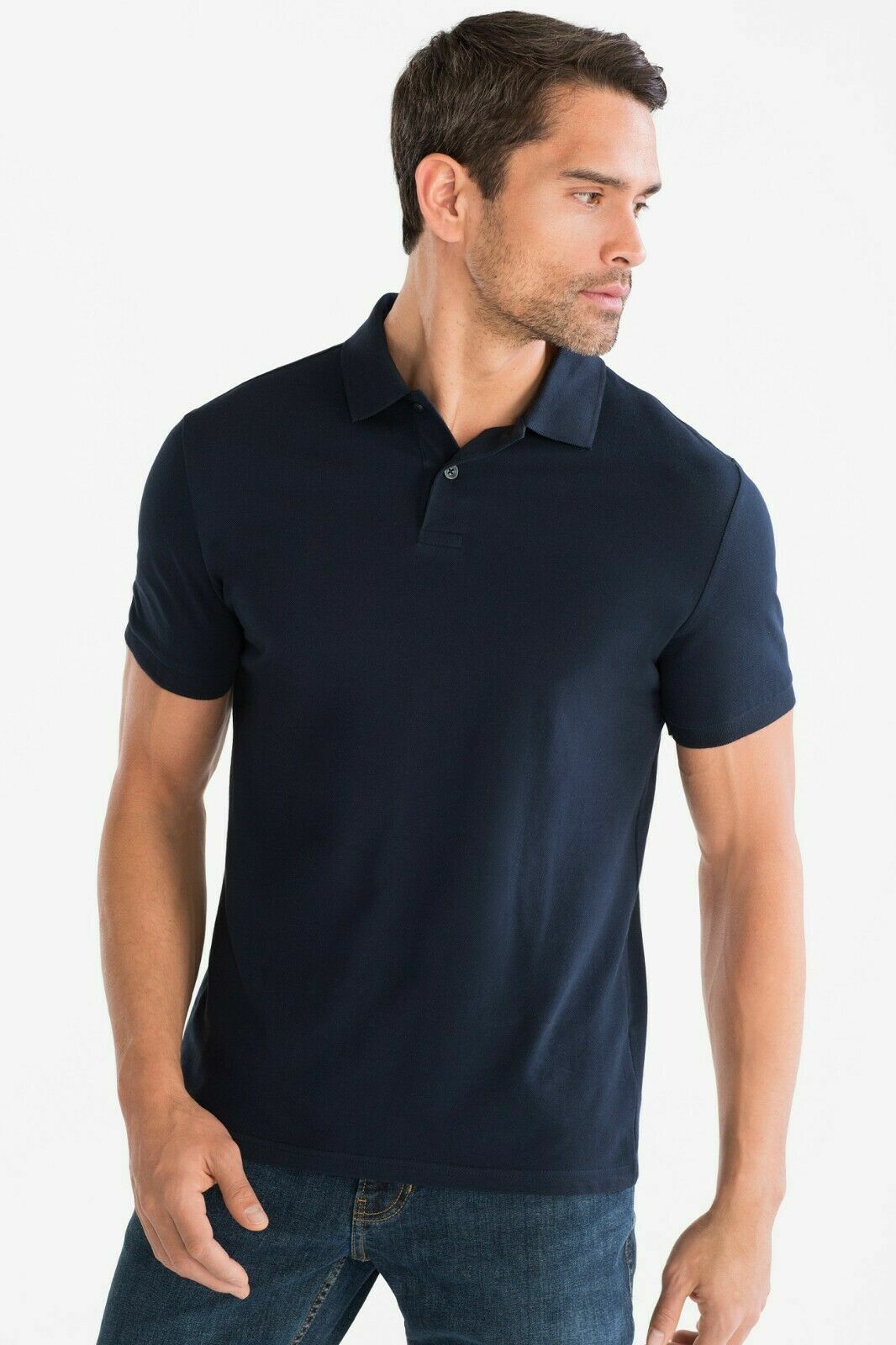 Men Polo Shirt Plain Golf Sports Cotton Tee Jersey Casual Short Sleeve Quick Dry
