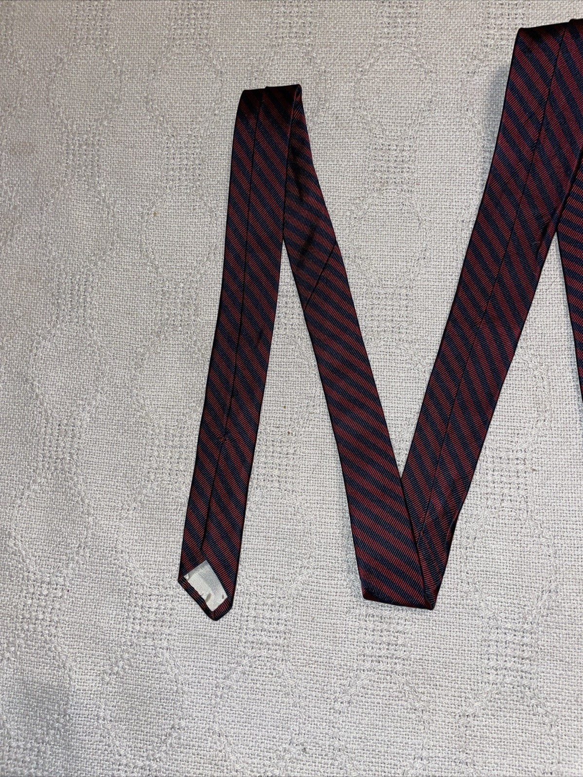 Brooks Brothers Dress Tie Mens Size 55” 3.25” Red Black Repp Business Formal