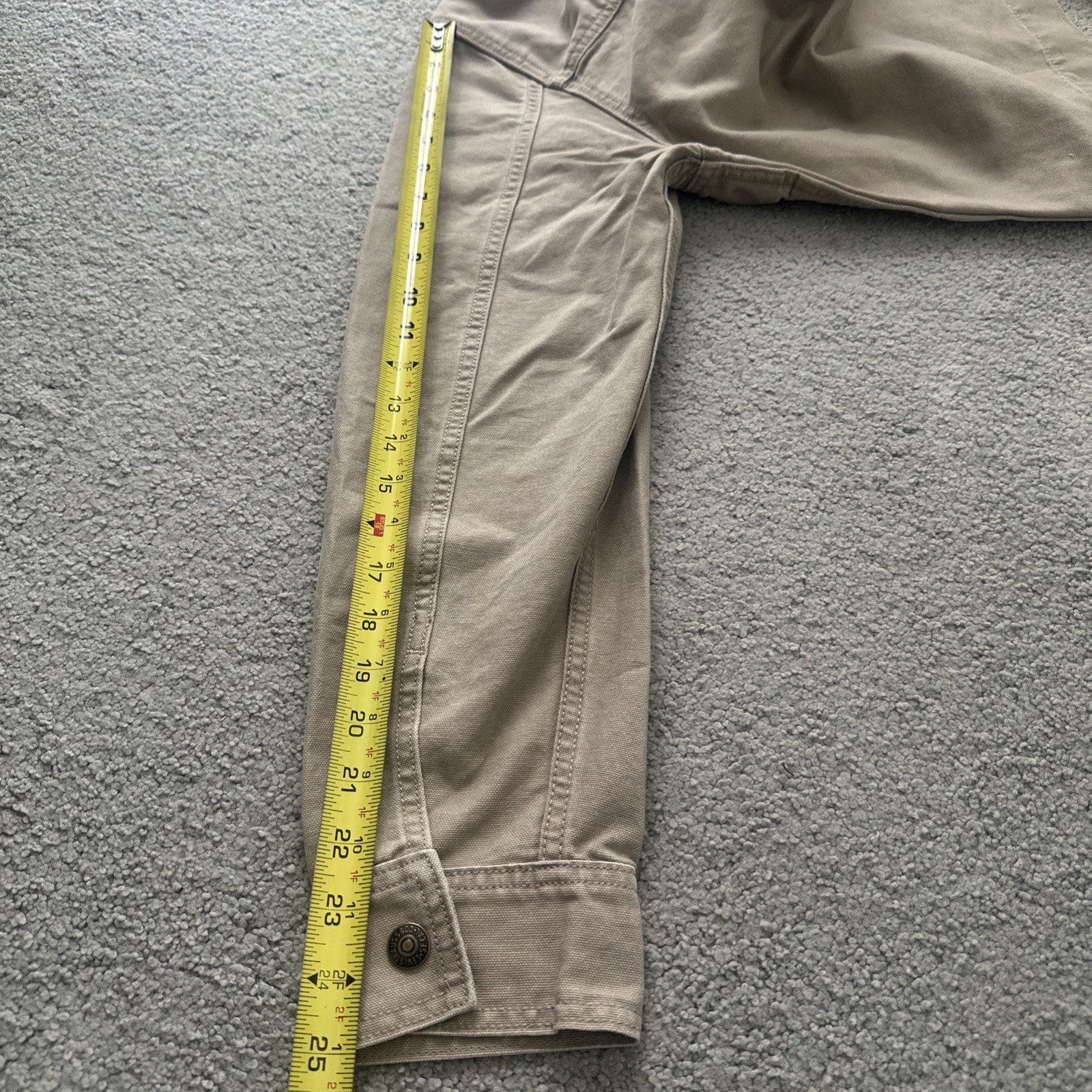 Levi’s Mechanics Full Zip Light WT Canvas Beige Tan Garage Jacket Medium