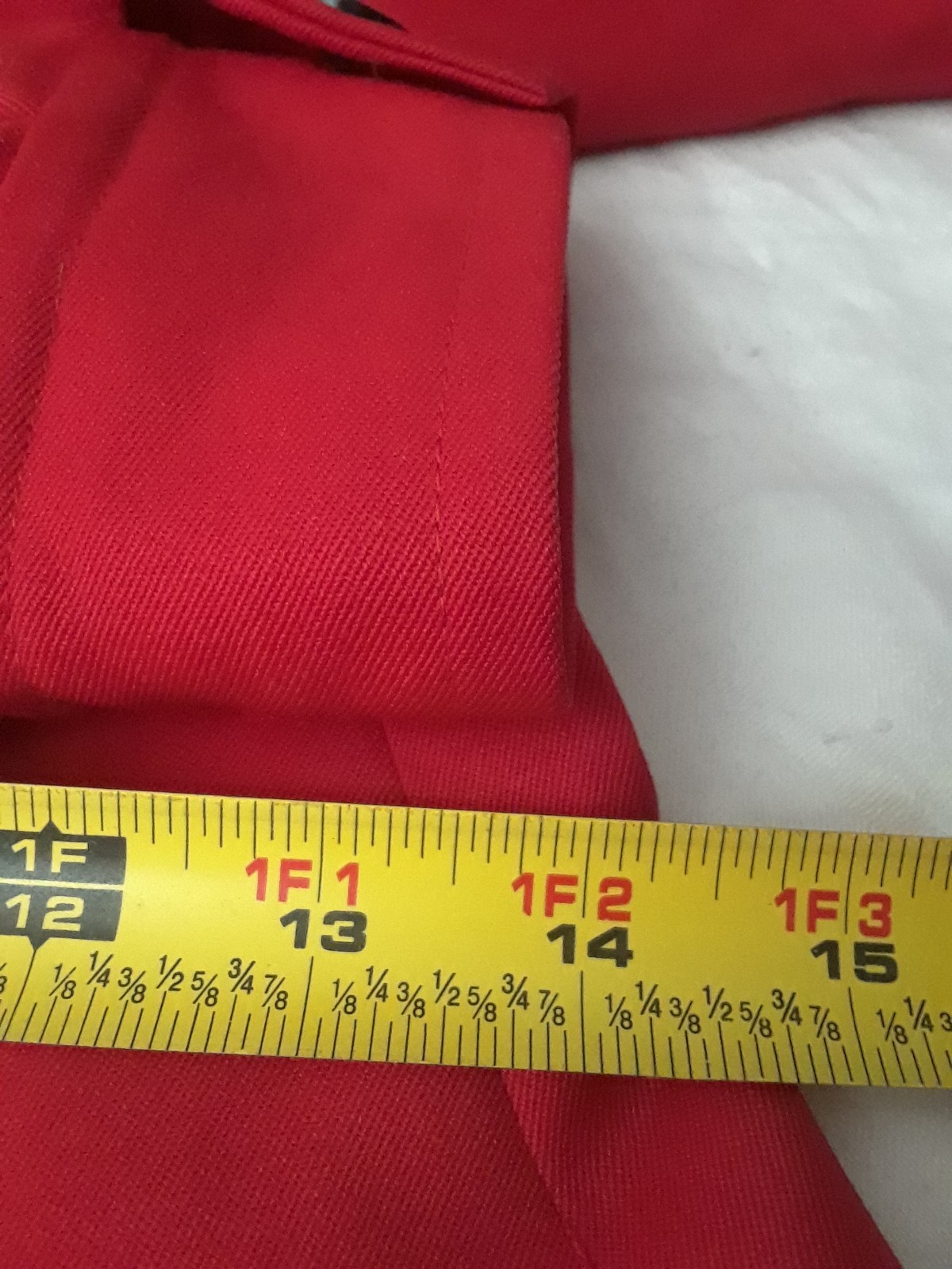 Vintage Harvé Benard Women Red Work Jacket Button – Wool – Size 8