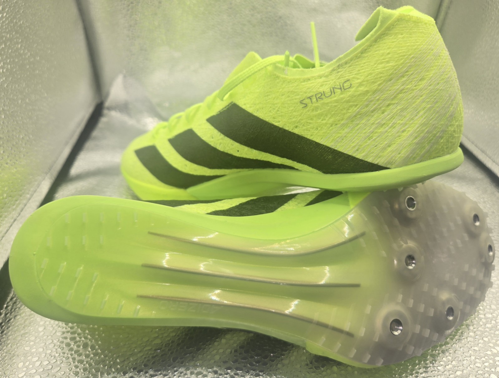 Adidas Adizero Prime SP 3 6M/7W Strung Lucid Green Track Spikes