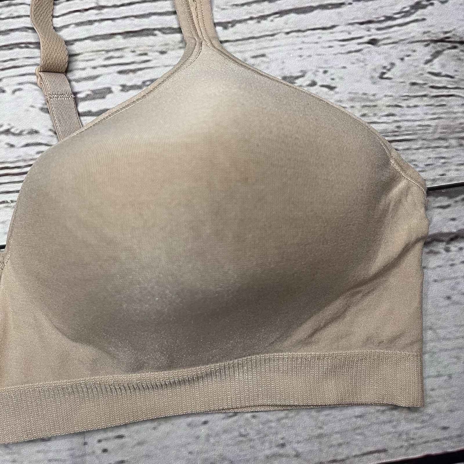 Bali Womens 40B One Smooth U Back Smoothing Wirefree T-shirt Everyday Bra Beige