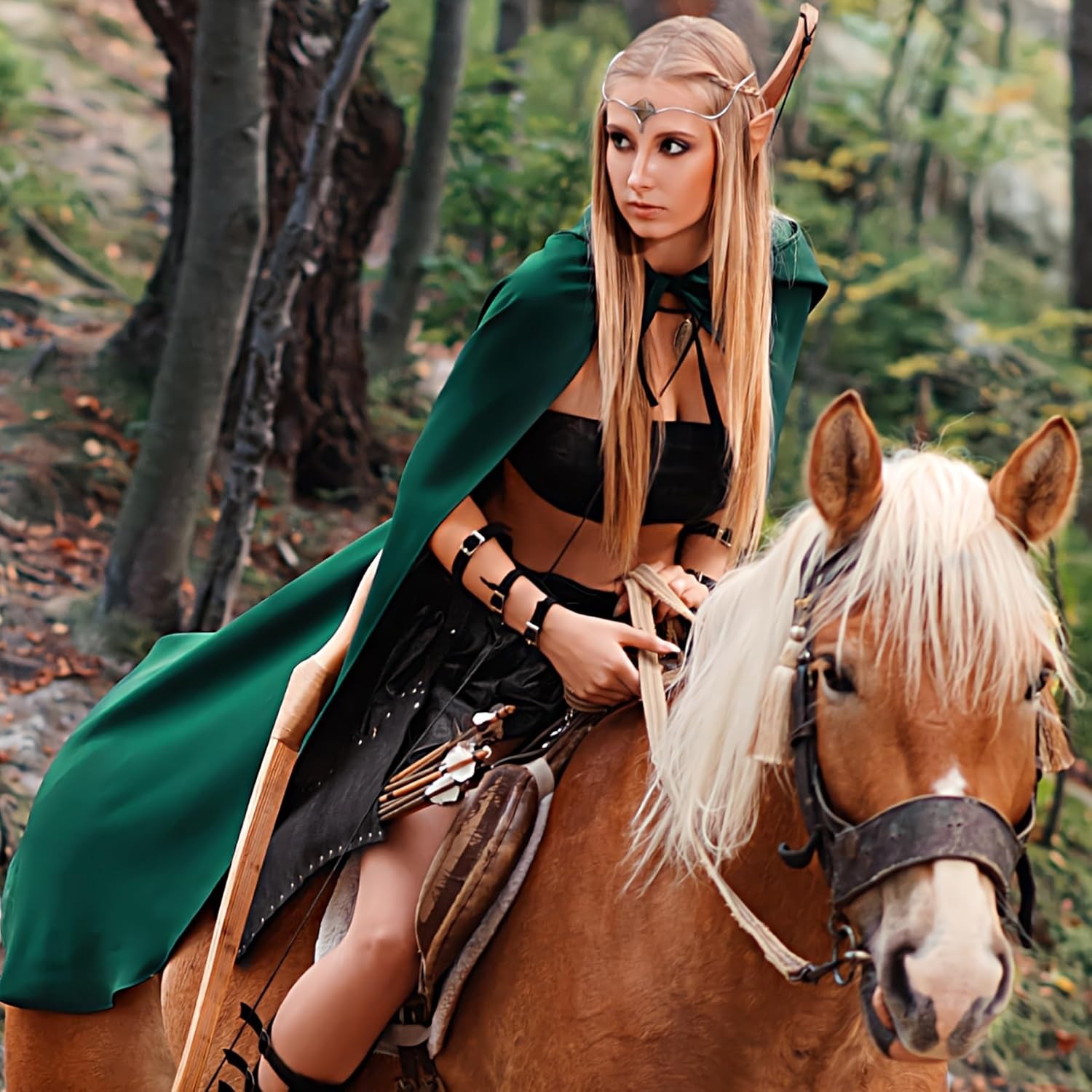 6 Pairs Soft Pointed Elf Ears Costume Accessories for Cosplay and Dress Up