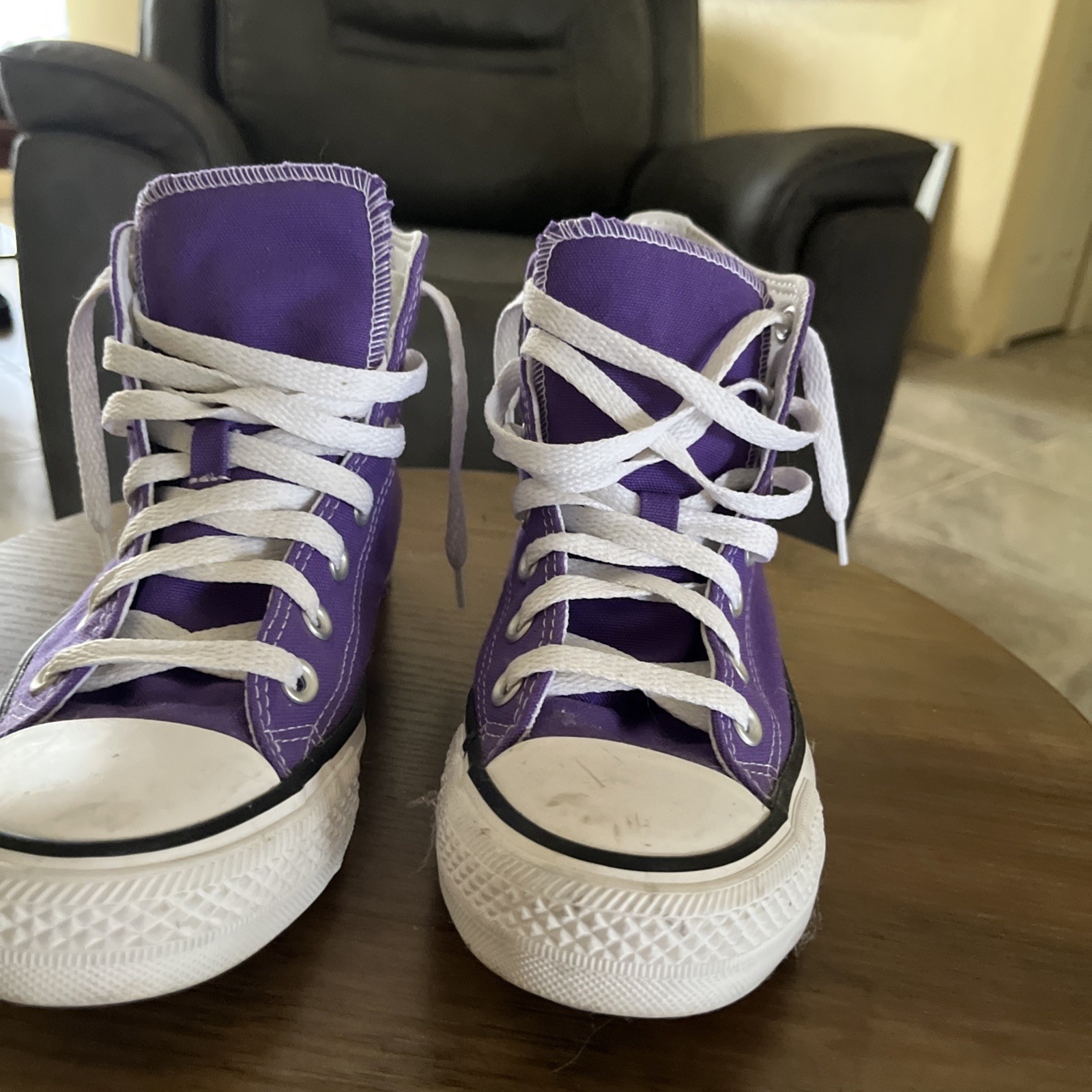Converse Chuck Taylor All Star Hi Tops Electric Purple 137833F Size7.5