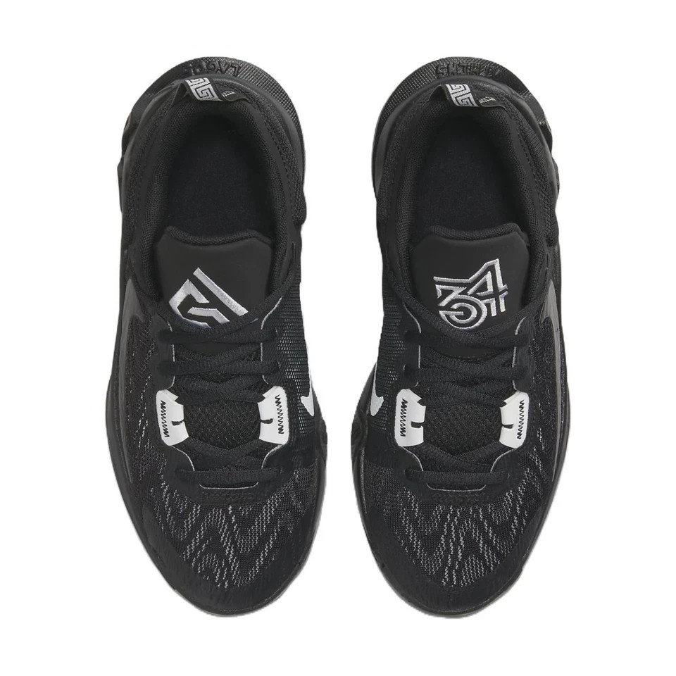 Nike Giannis DQ1943-003 All Black Jacquard Mesh Cushion Low Top Men’s Performanc