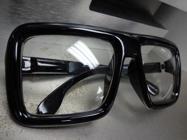 LARGE OLD SCHOOL VINTAGE RETRO Style Clear Lens GLASSES FRAME Hipster Nerd Smart