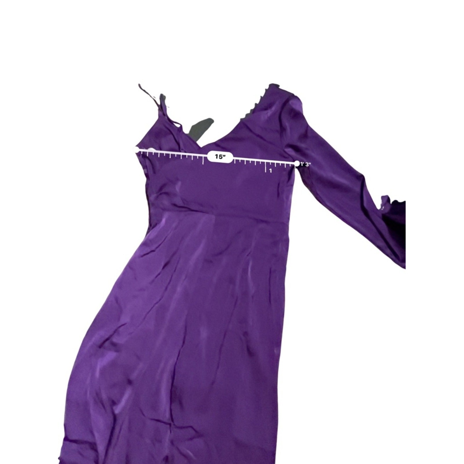 Lulus Royal Purple One Shoulder Wide Leg Satin Jumpsuit NWT S Sirencore dopamine